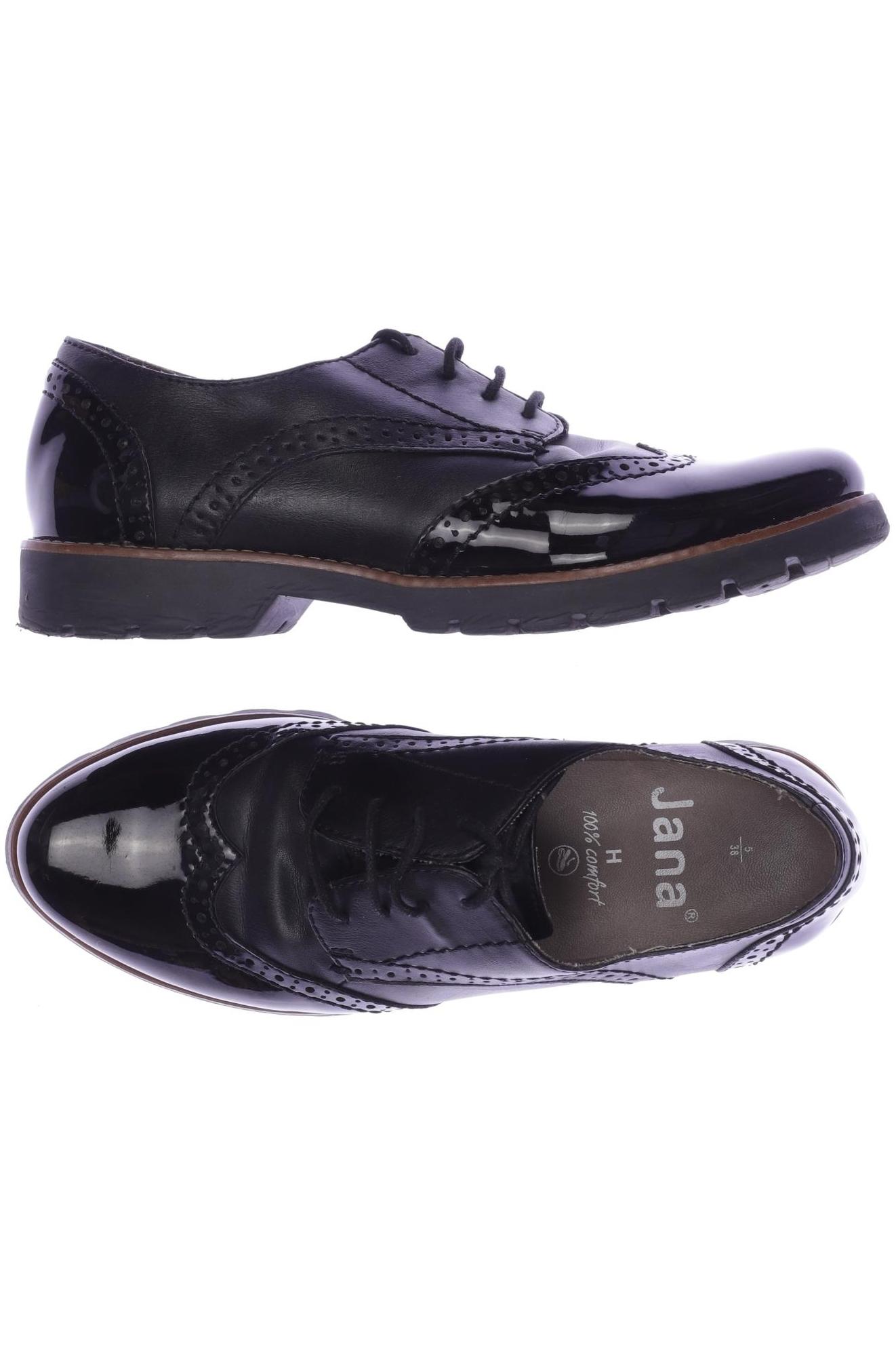 

Jana Damen Halbschuh, schwarz, Gr. 38