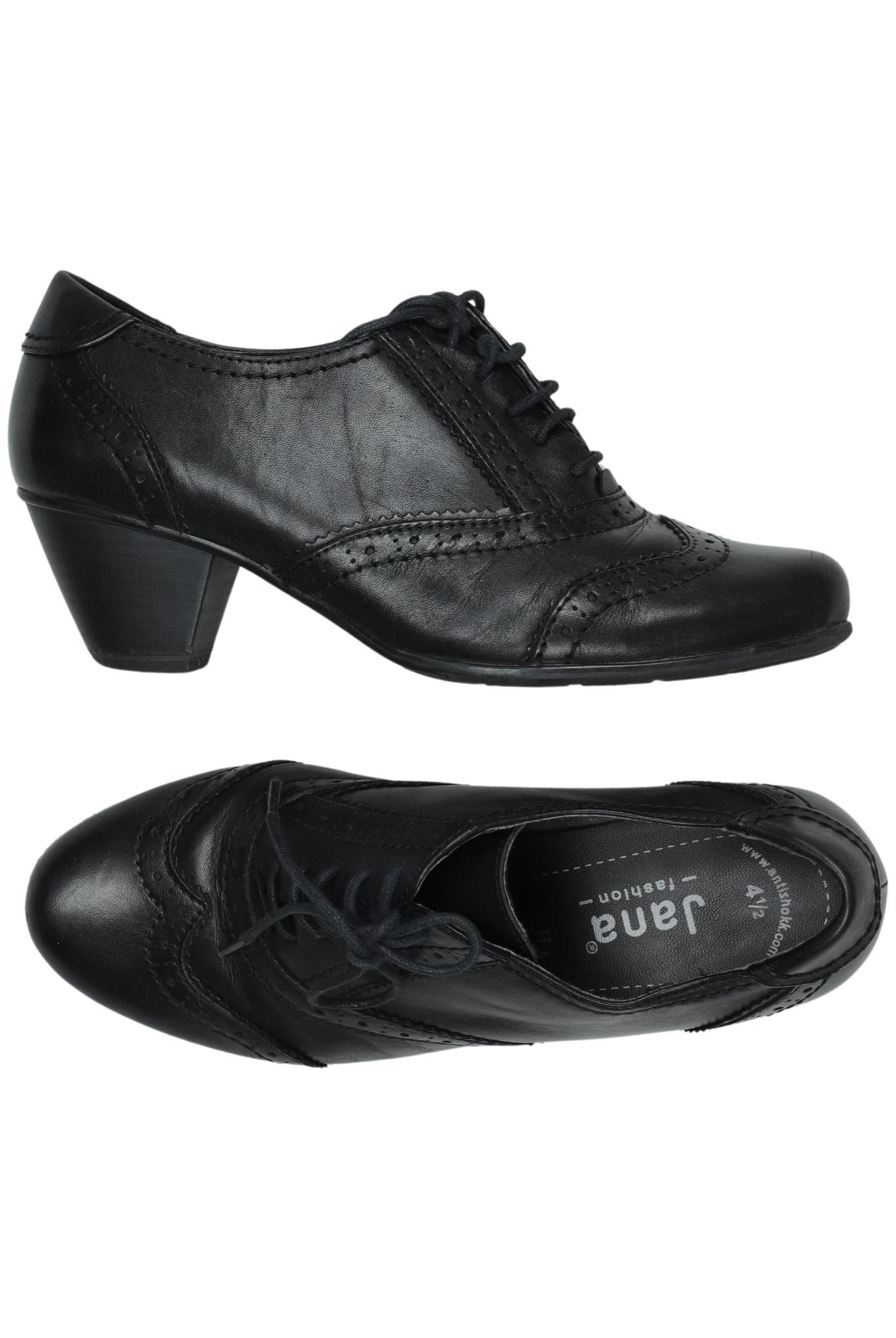 

Jana Damen Halbschuh, schwarz, Gr. 37.5