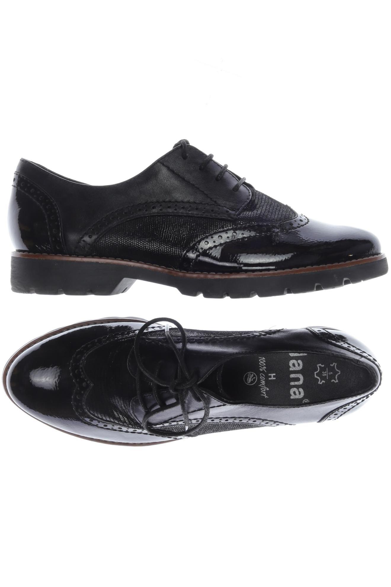 

Jana Damen Halbschuh, schwarz, Gr. 38