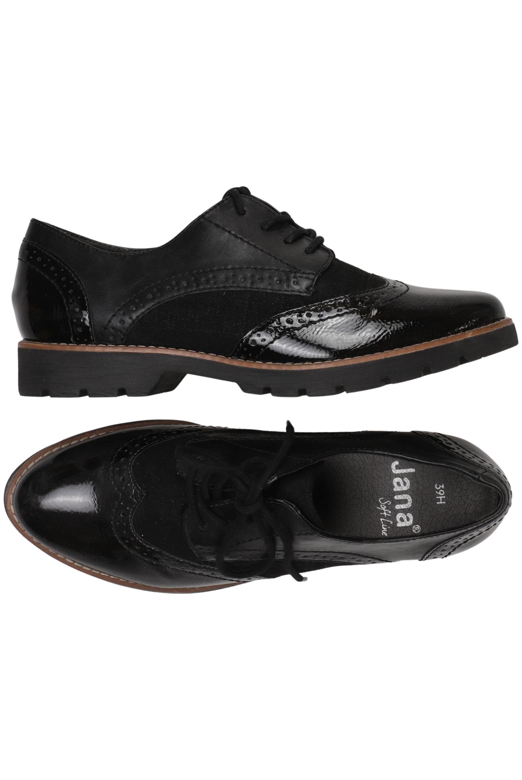 

Jana Damen Halbschuh, schwarz, Gr. 39