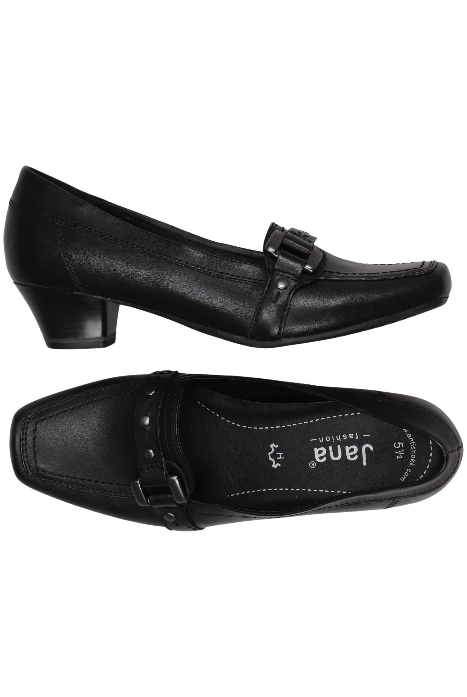 

Jana Damen Halbschuh, schwarz, Gr. 5.5