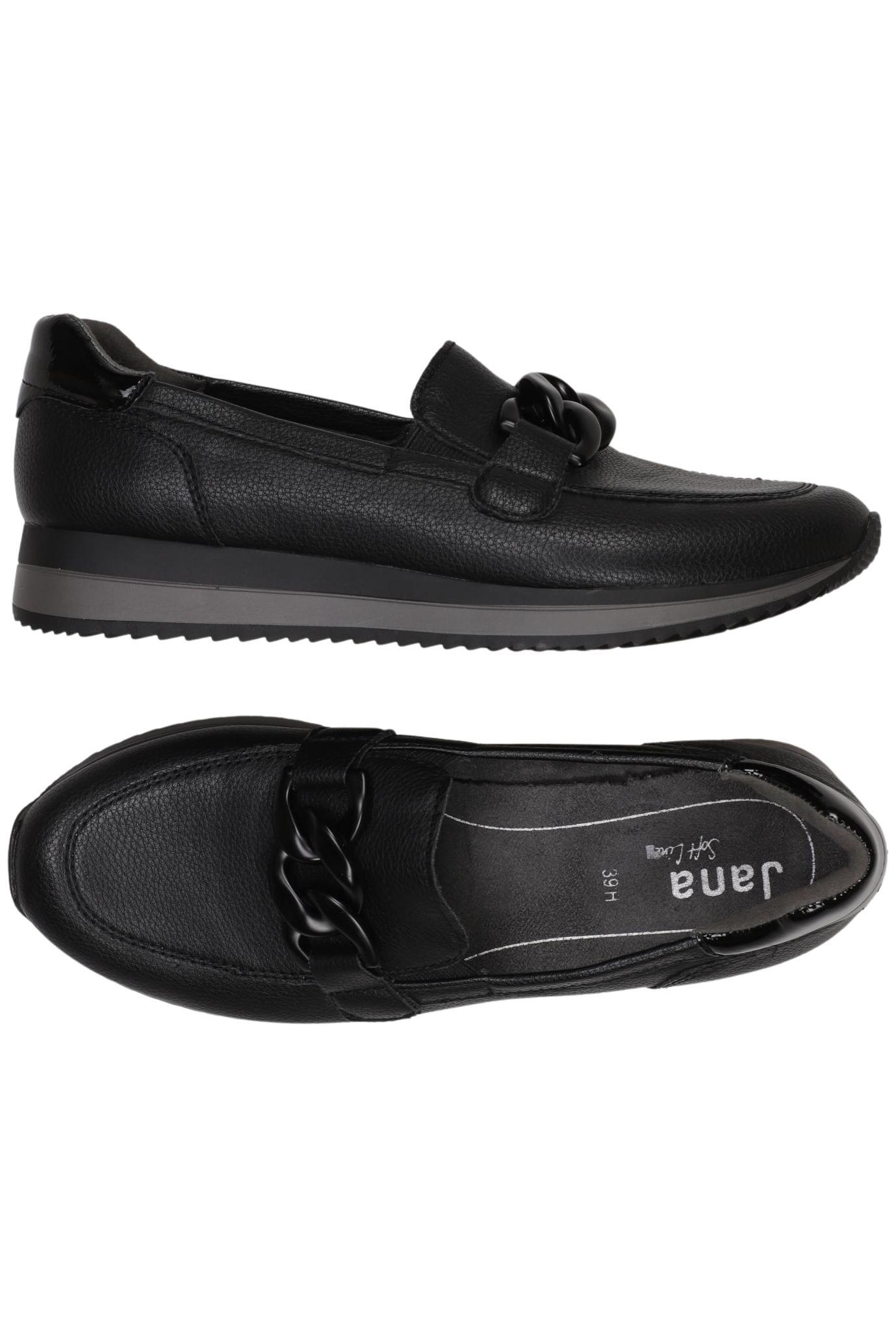 

Jana Damen Halbschuh, schwarz, Gr. 39