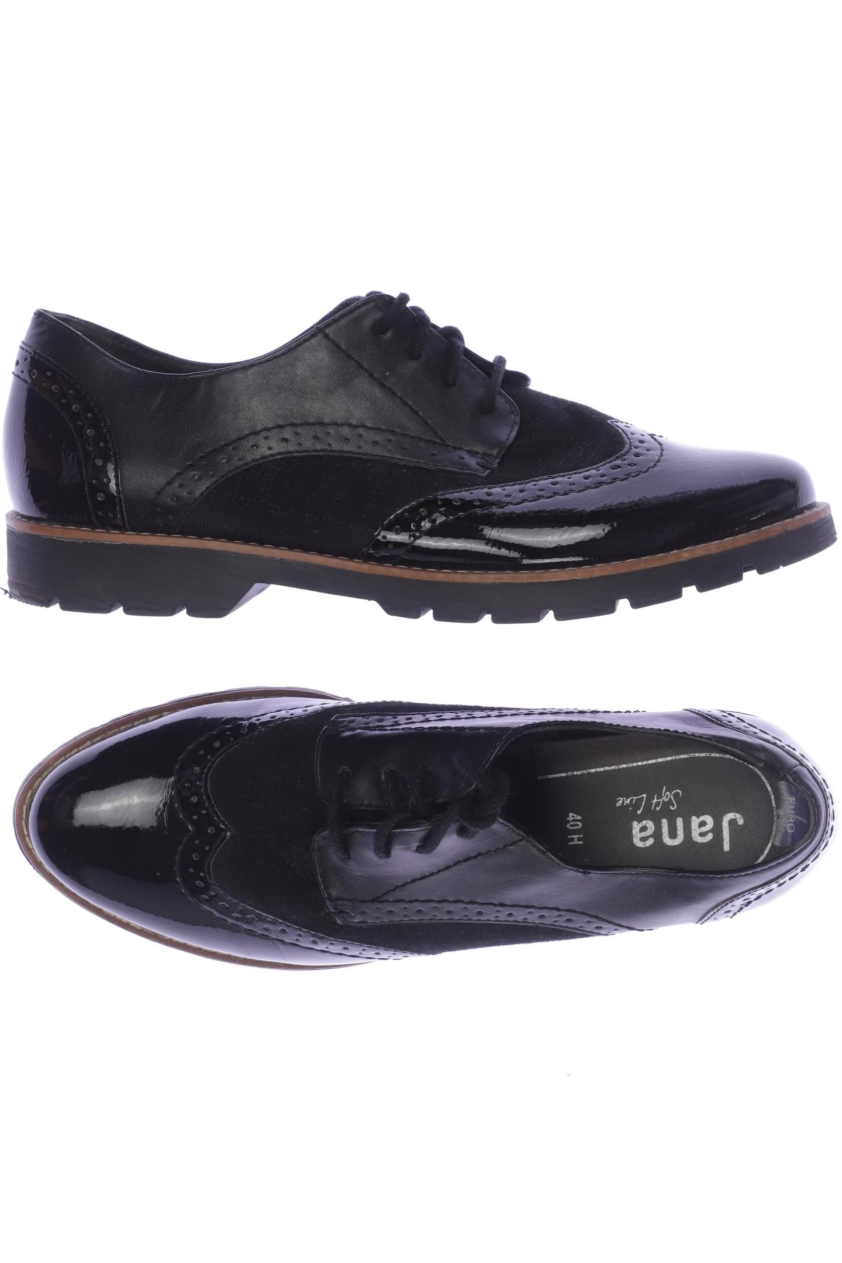 

Jana Damen Halbschuh, schwarz, Gr. 40
