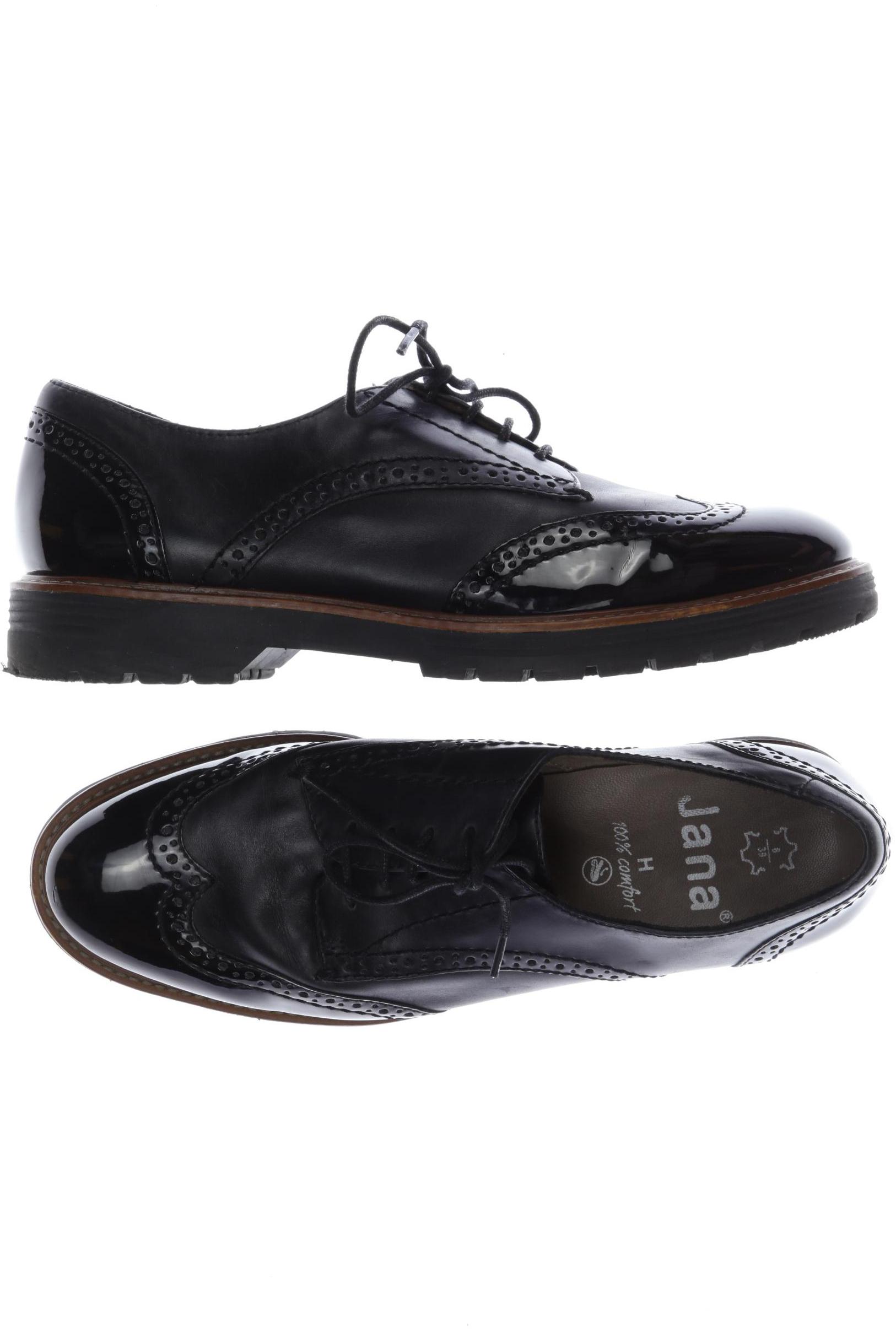 

Jana Damen Halbschuh, schwarz, Gr. 39