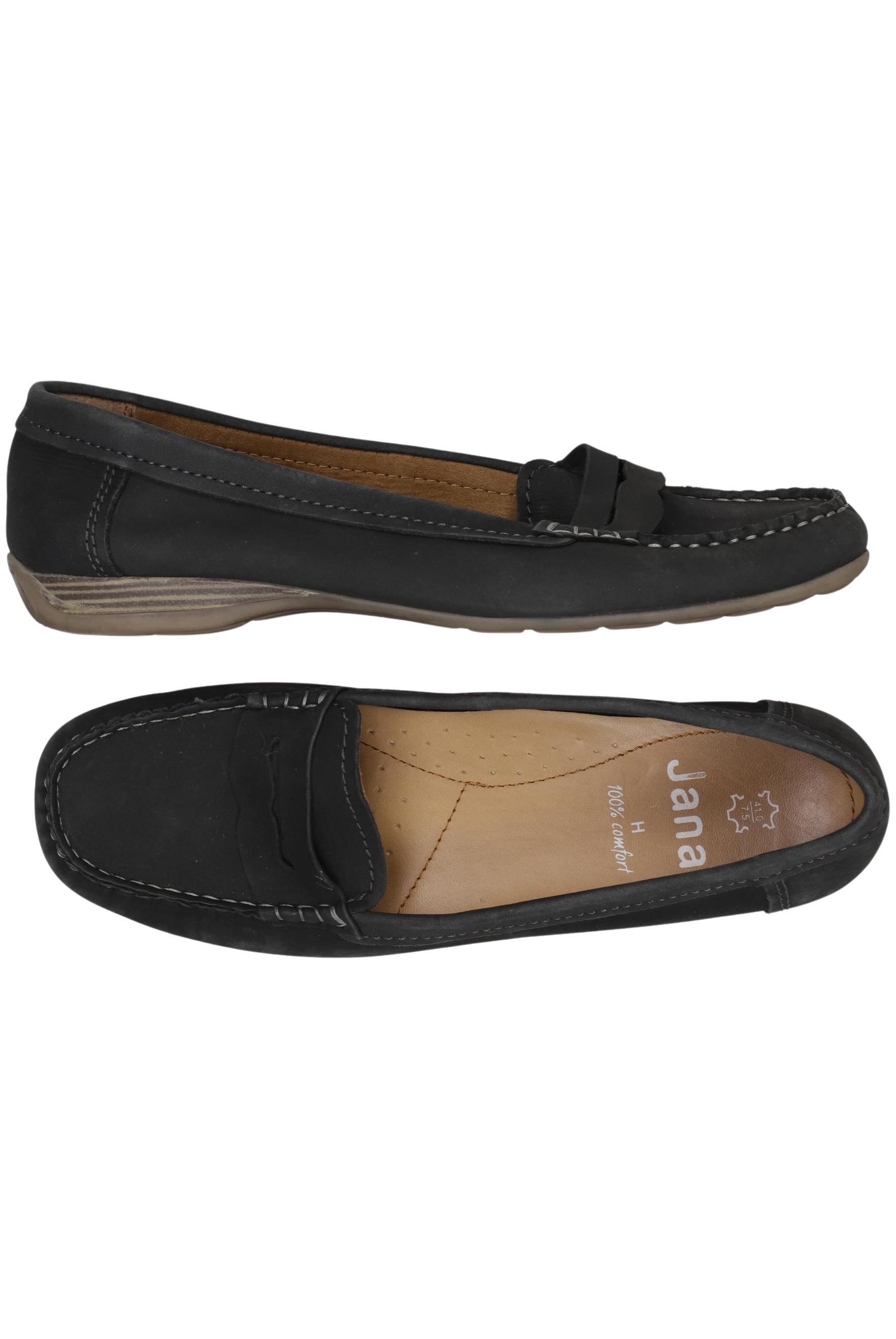 

Jana Damen Halbschuh, schwarz, Gr. 7.5