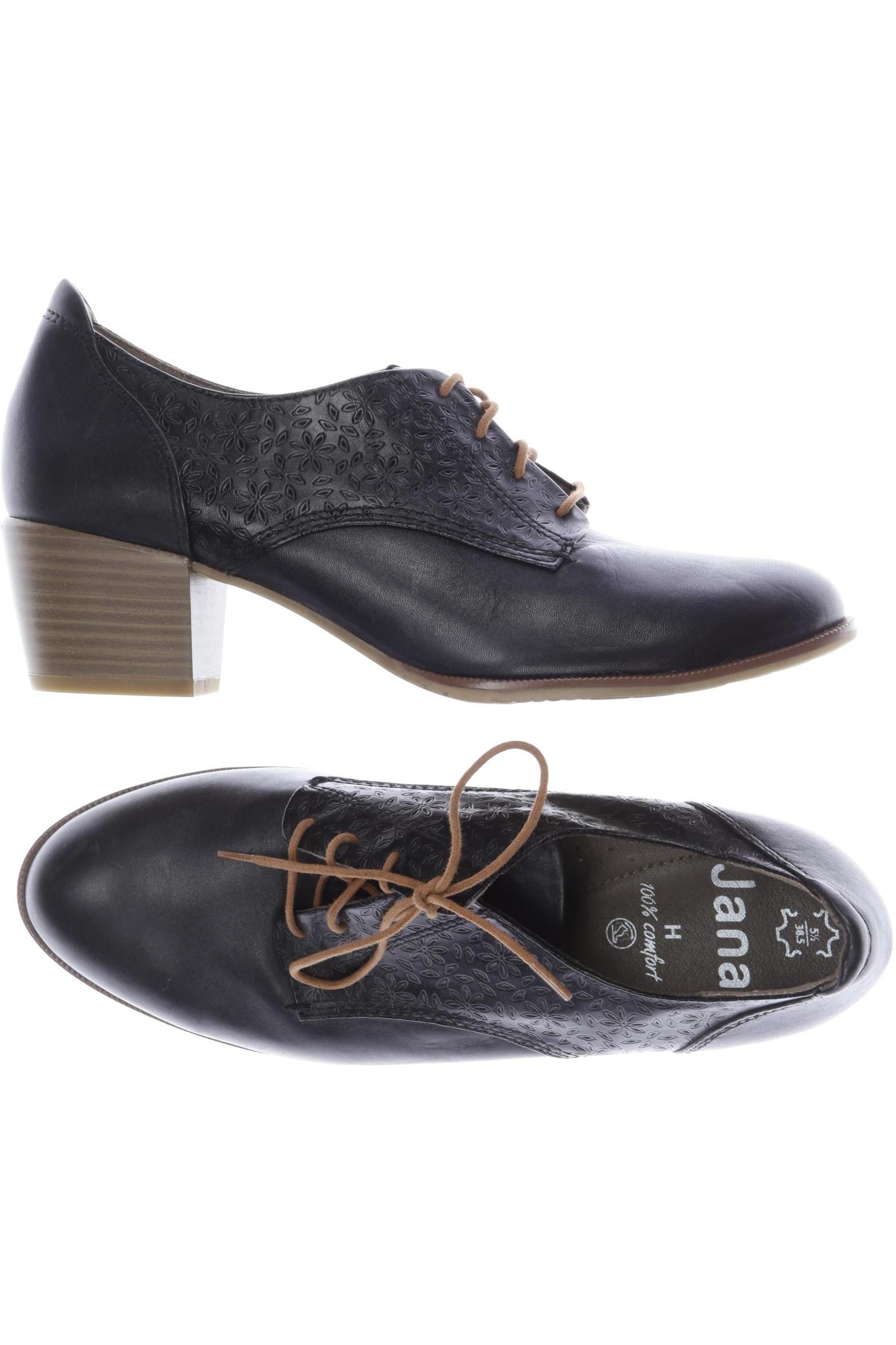 

Jana Damen Halbschuh, schwarz, Gr. 38.5
