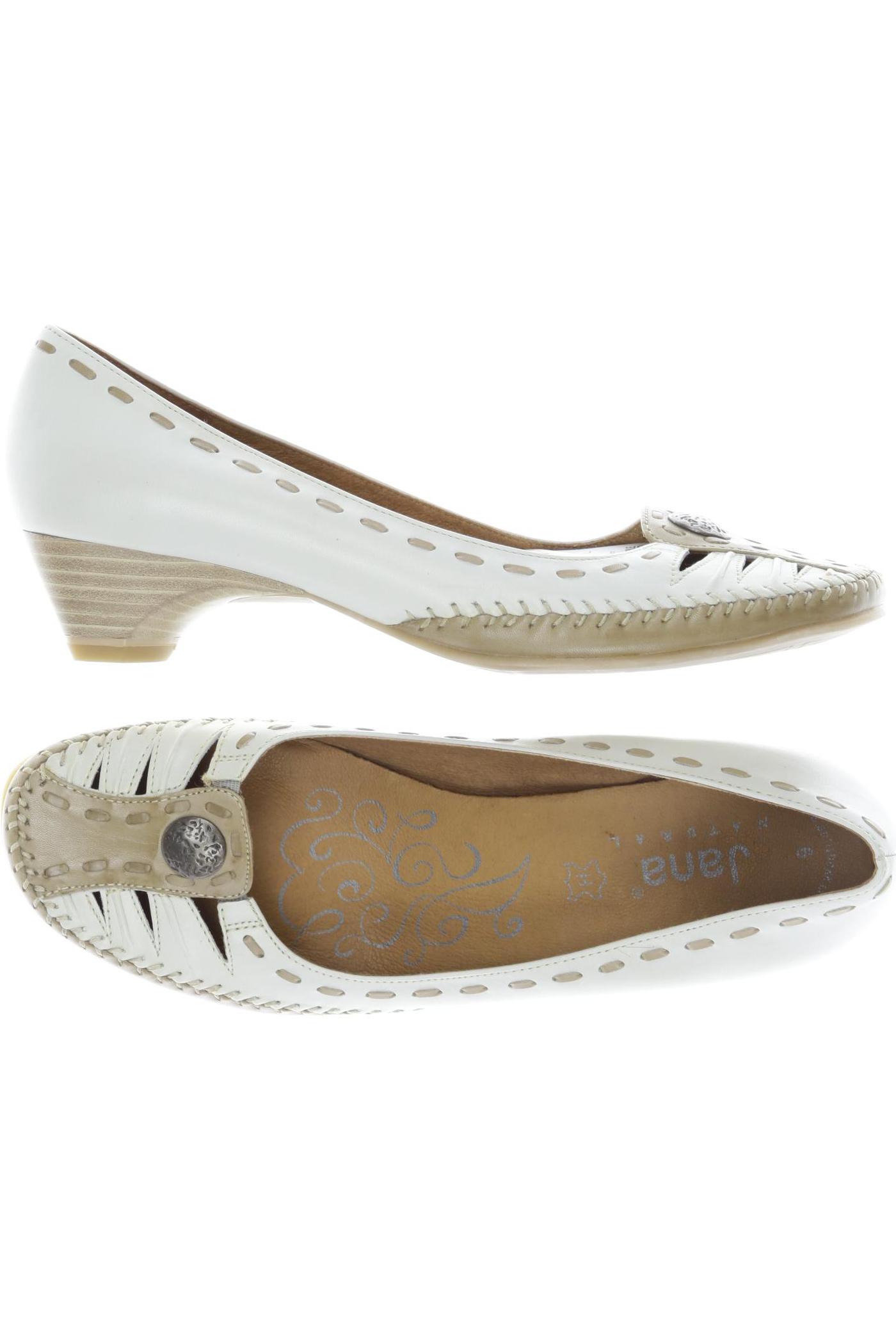 

Jana Damen Halbschuh, cremeweiß, Gr. 6