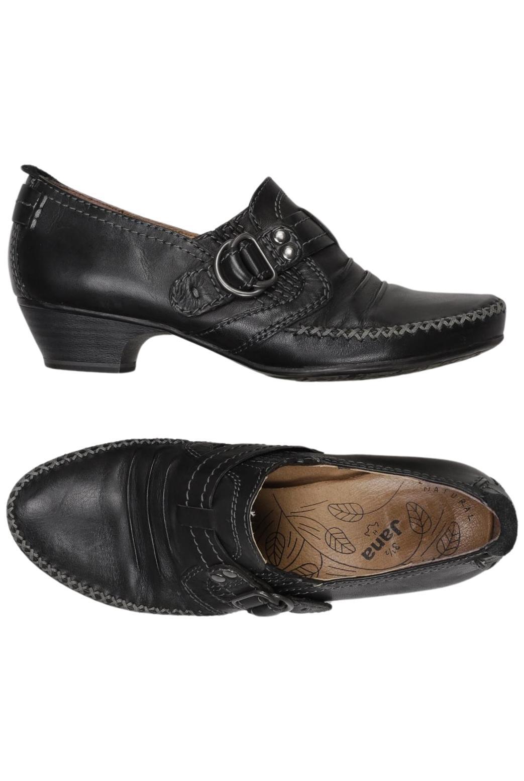 

Jana Damen Halbschuh, schwarz, Gr. 3.5