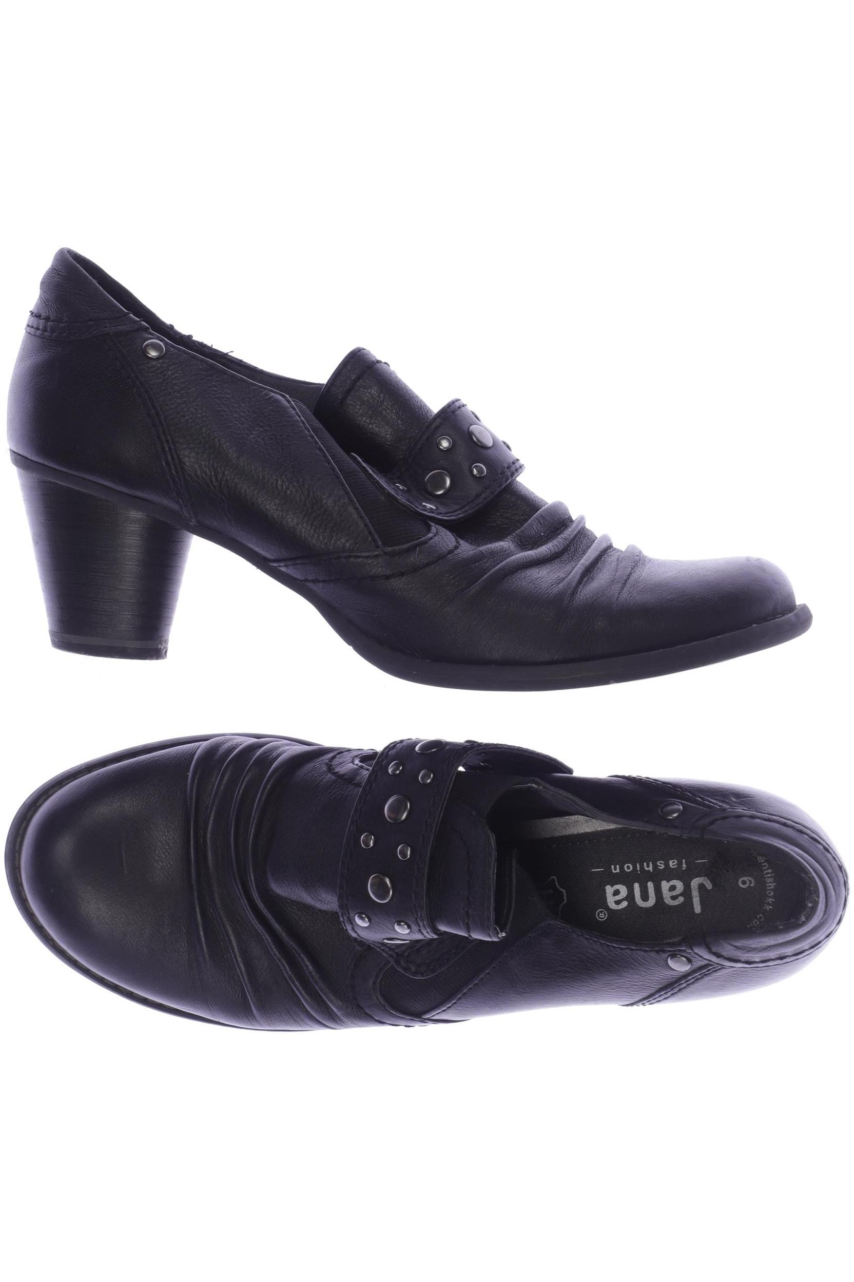 

Jana Damen Halbschuh, schwarz, Gr. 6