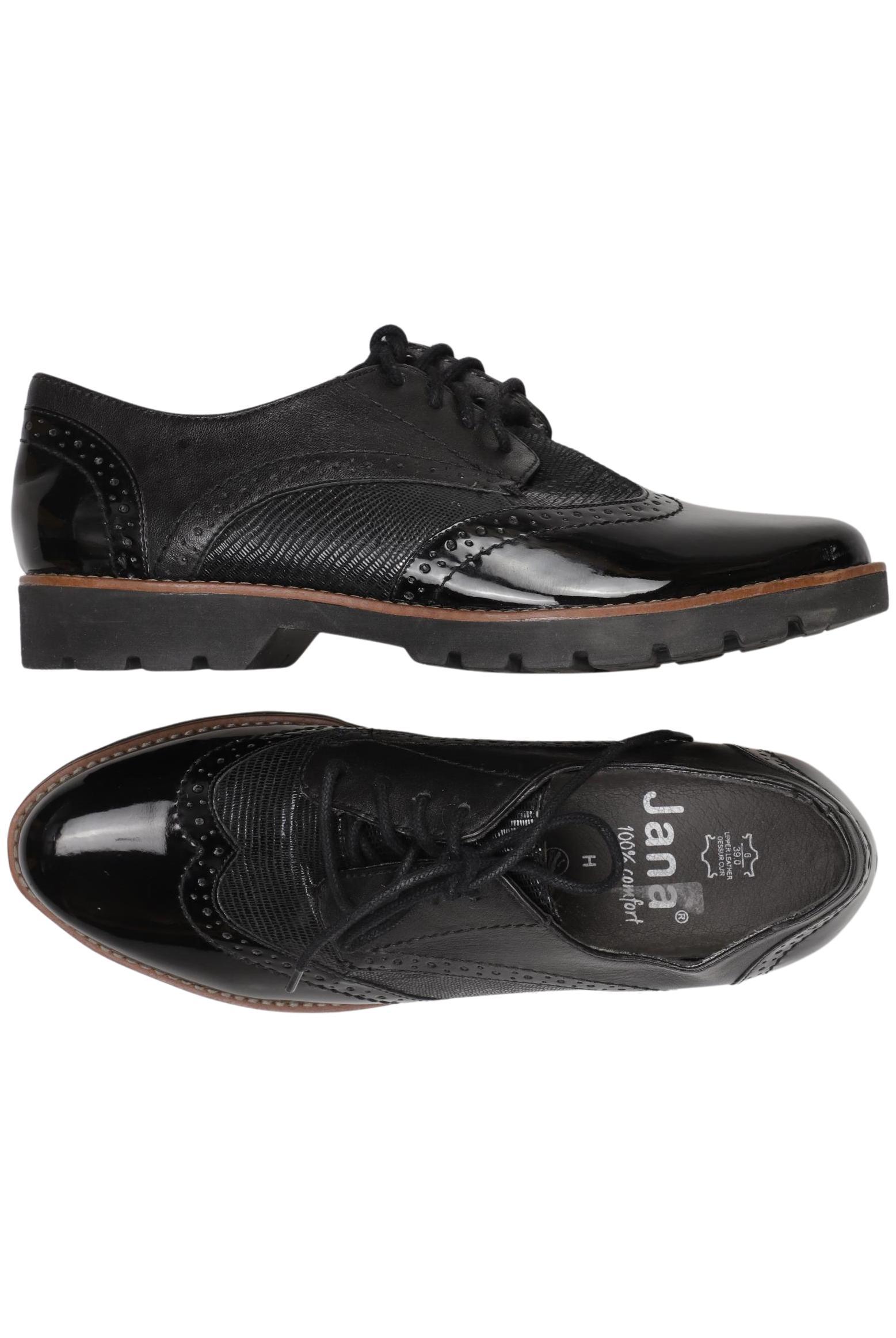 

Jana Damen Halbschuh, schwarz, Gr. 39