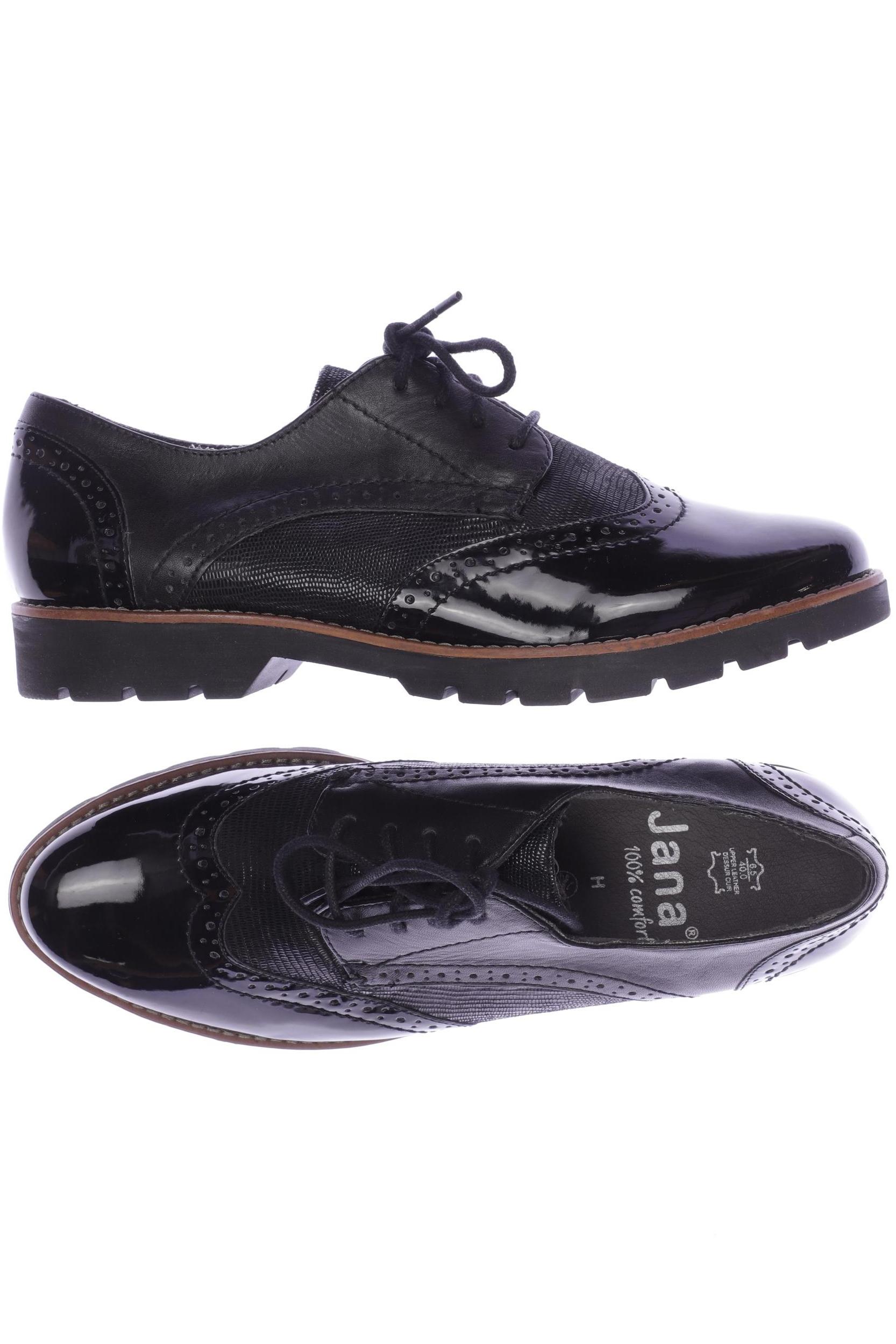 

Jana Damen Halbschuh, schwarz, Gr. 40