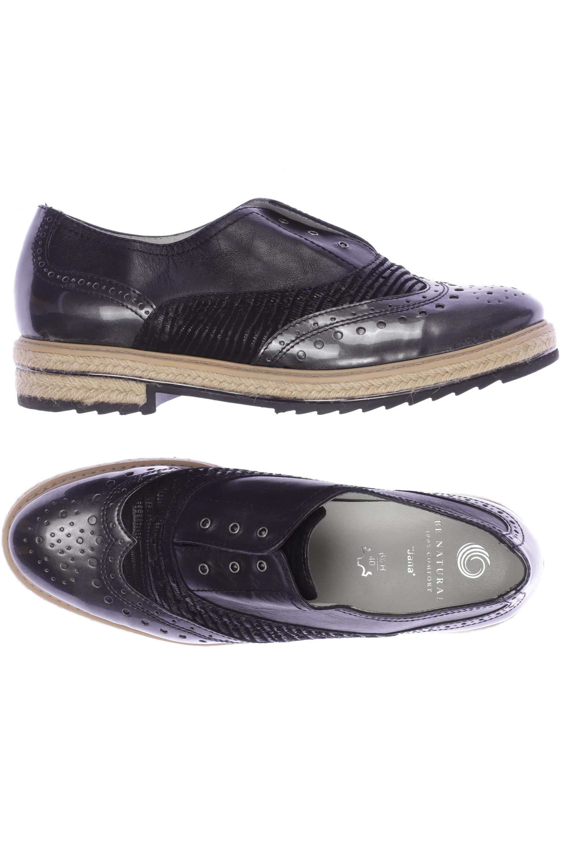 

Jana Damen Halbschuh, schwarz, Gr. 40