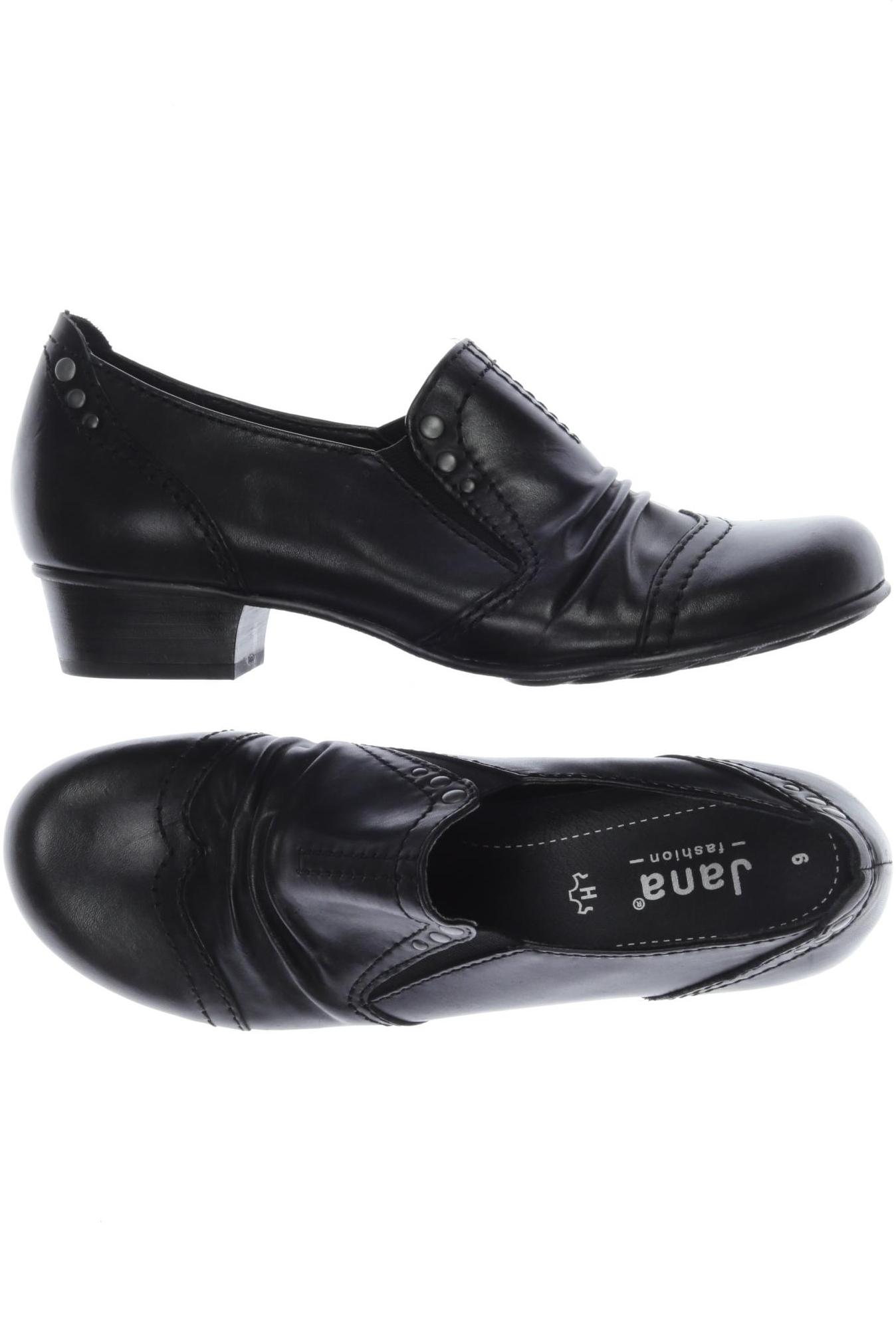 

Jana Damen Halbschuh, schwarz, Gr. 6