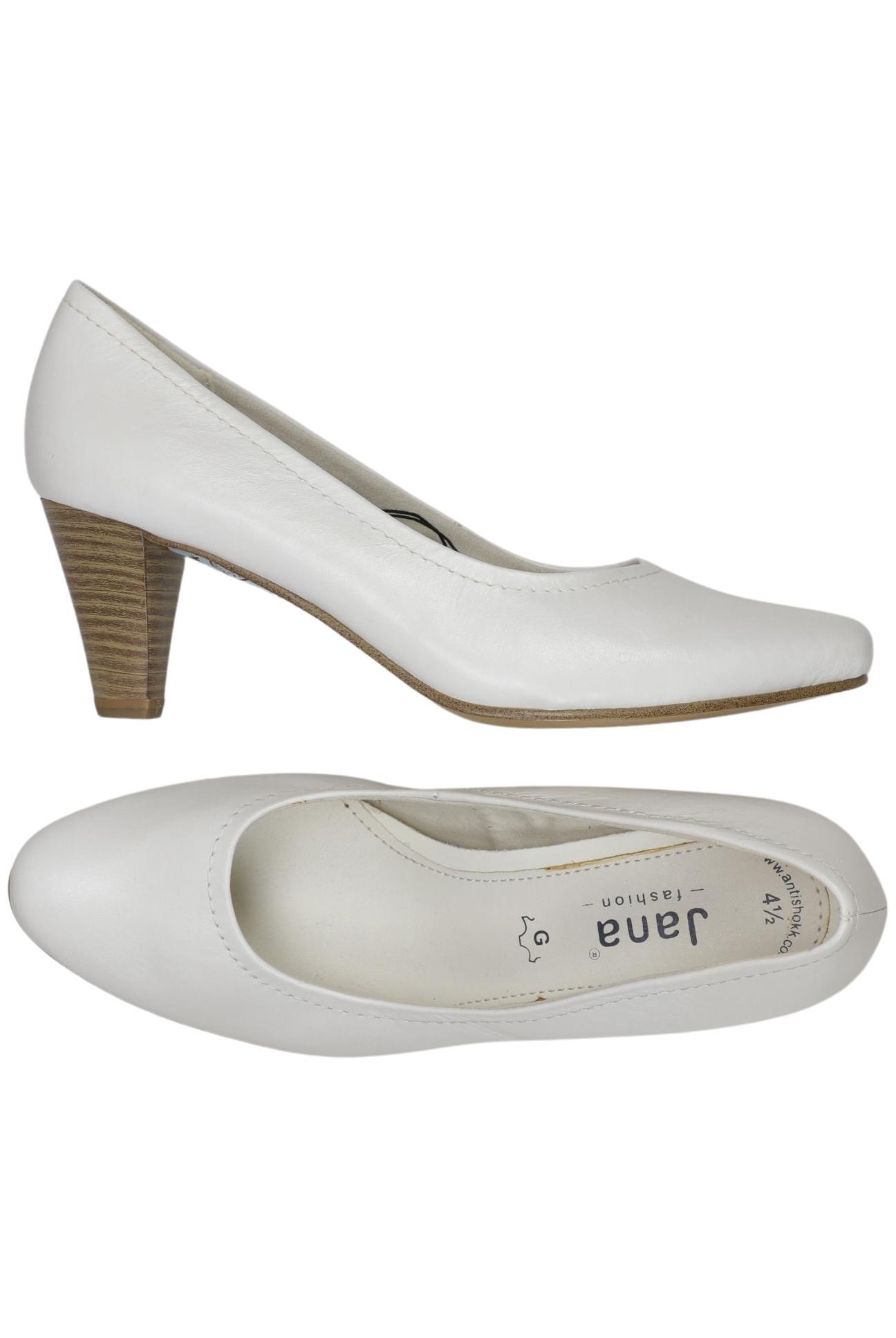 

Jana Damen Pumps, weiß, Gr. 37.5