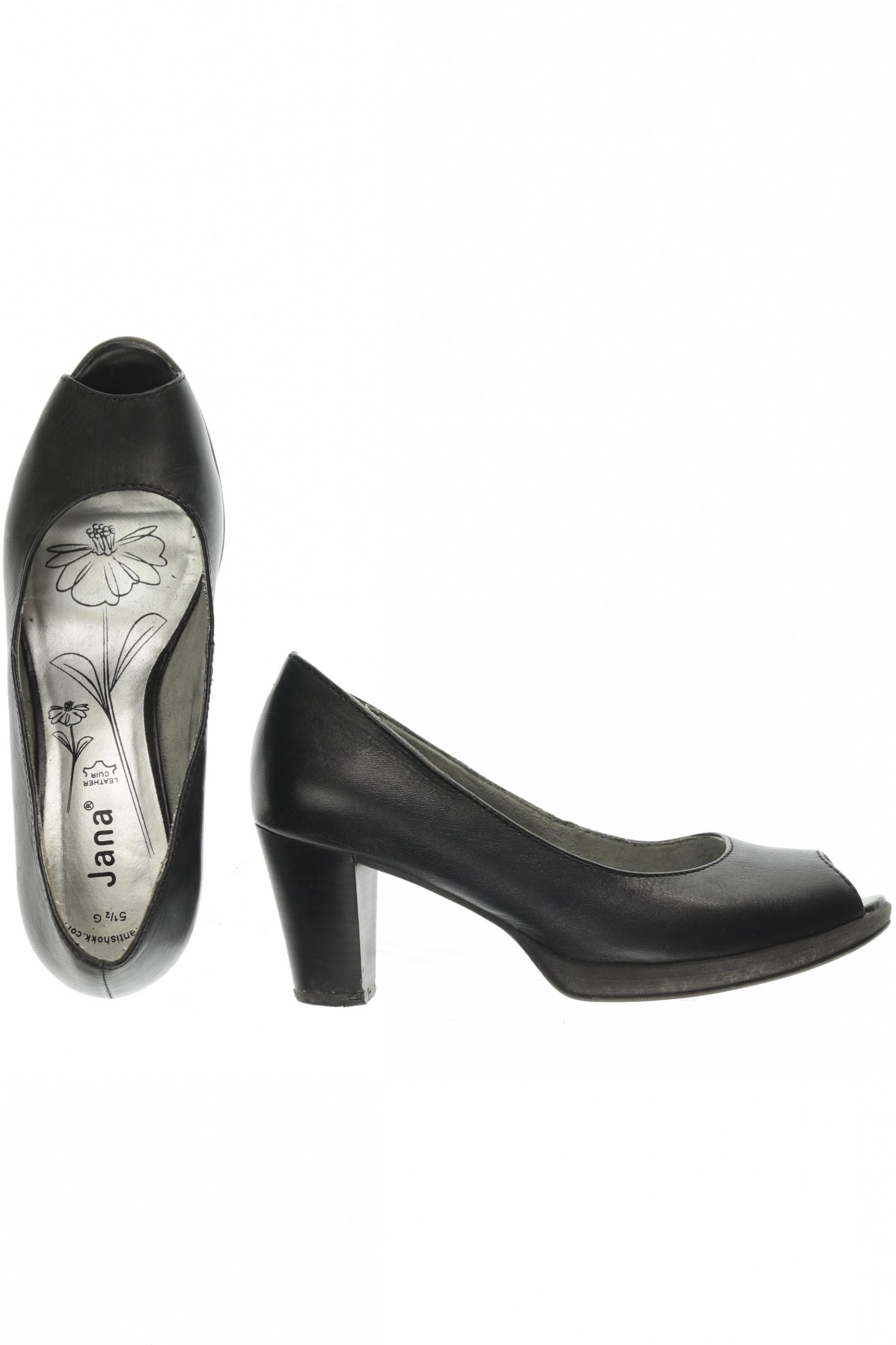 

Jana Damen Pumps, schwarz, Gr. 38.5