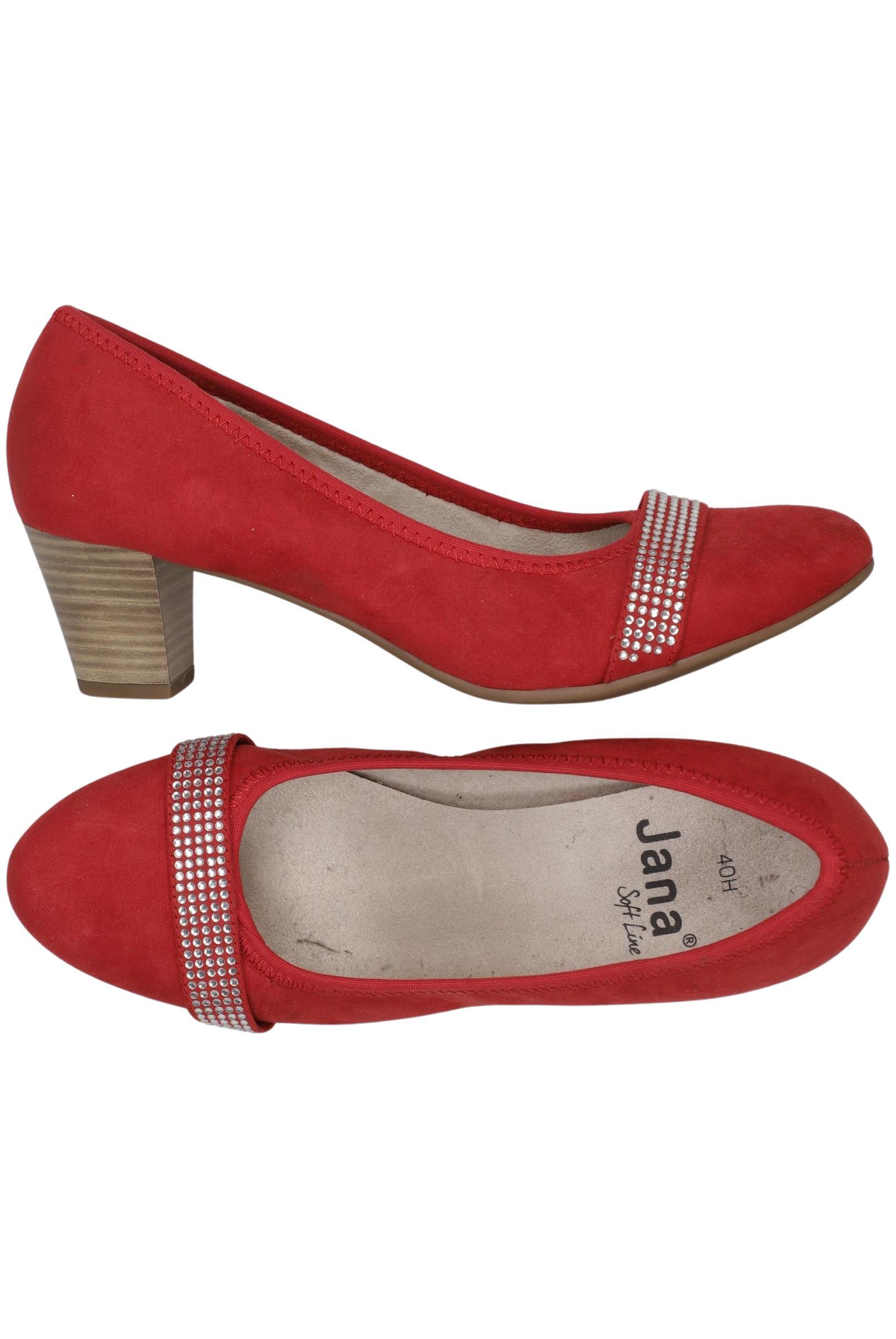 

Jana Damen Pumps, rot, Gr. 40