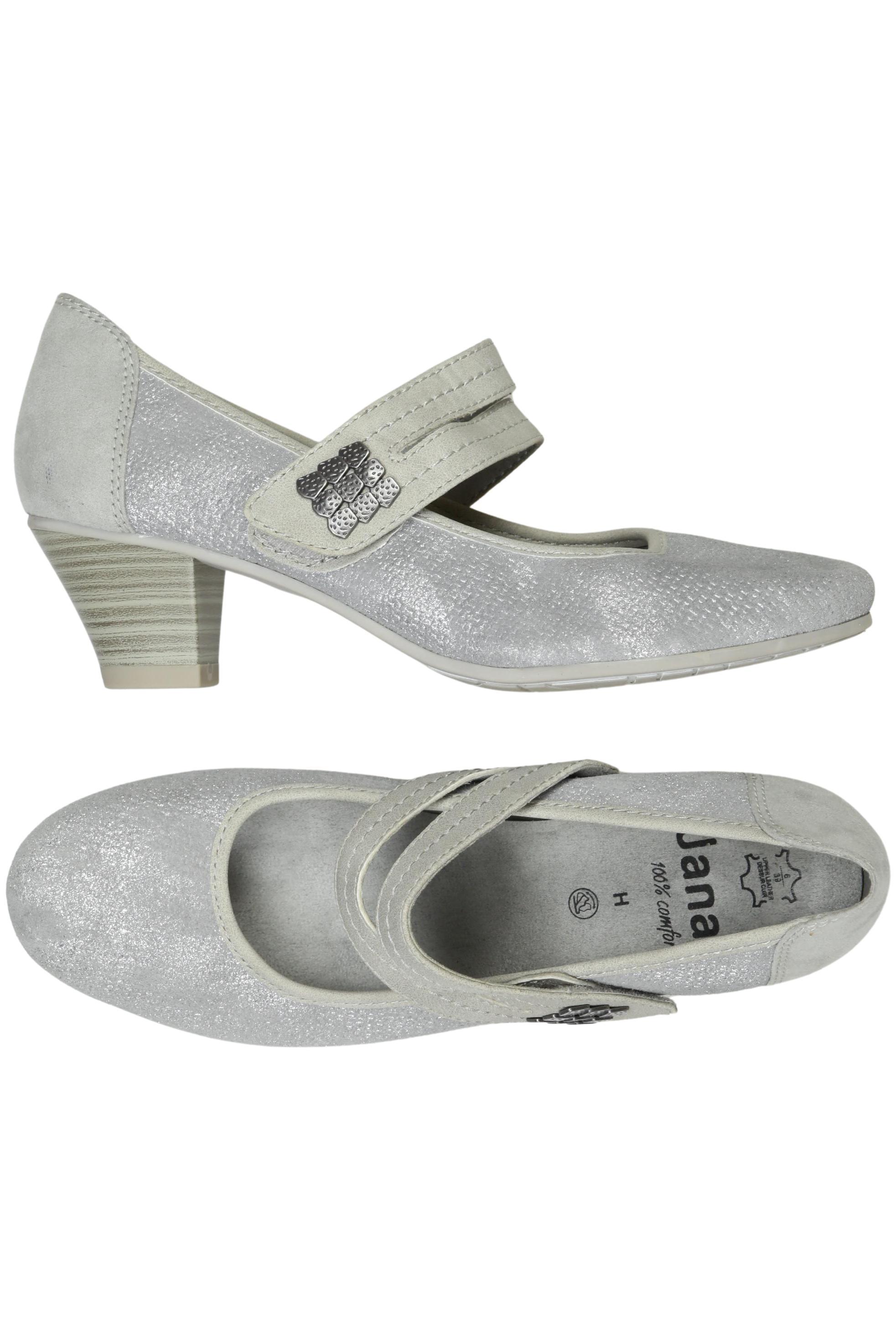 

Jana Damen Pumps, silber, Gr. 39