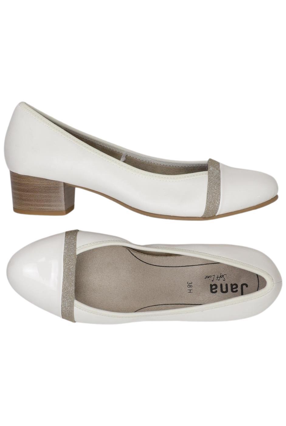 

Jana Damen Pumps, weiß, Gr. 38