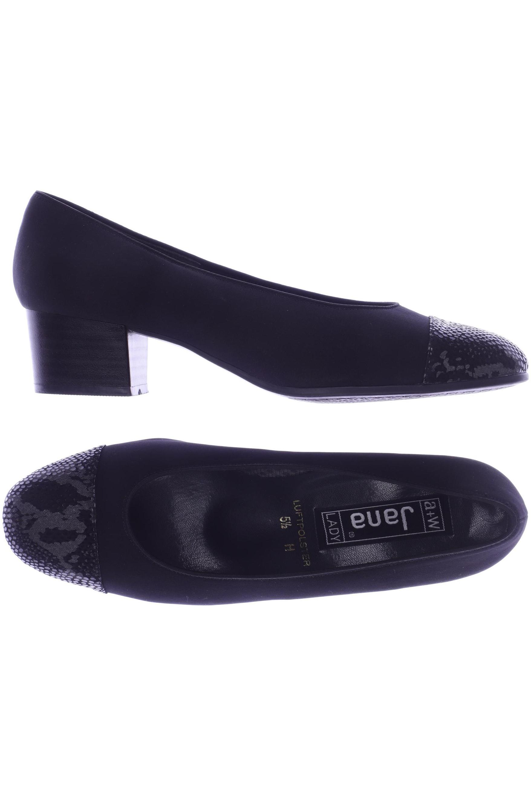 

Jana Damen Pumps, schwarz, Gr. 5.5