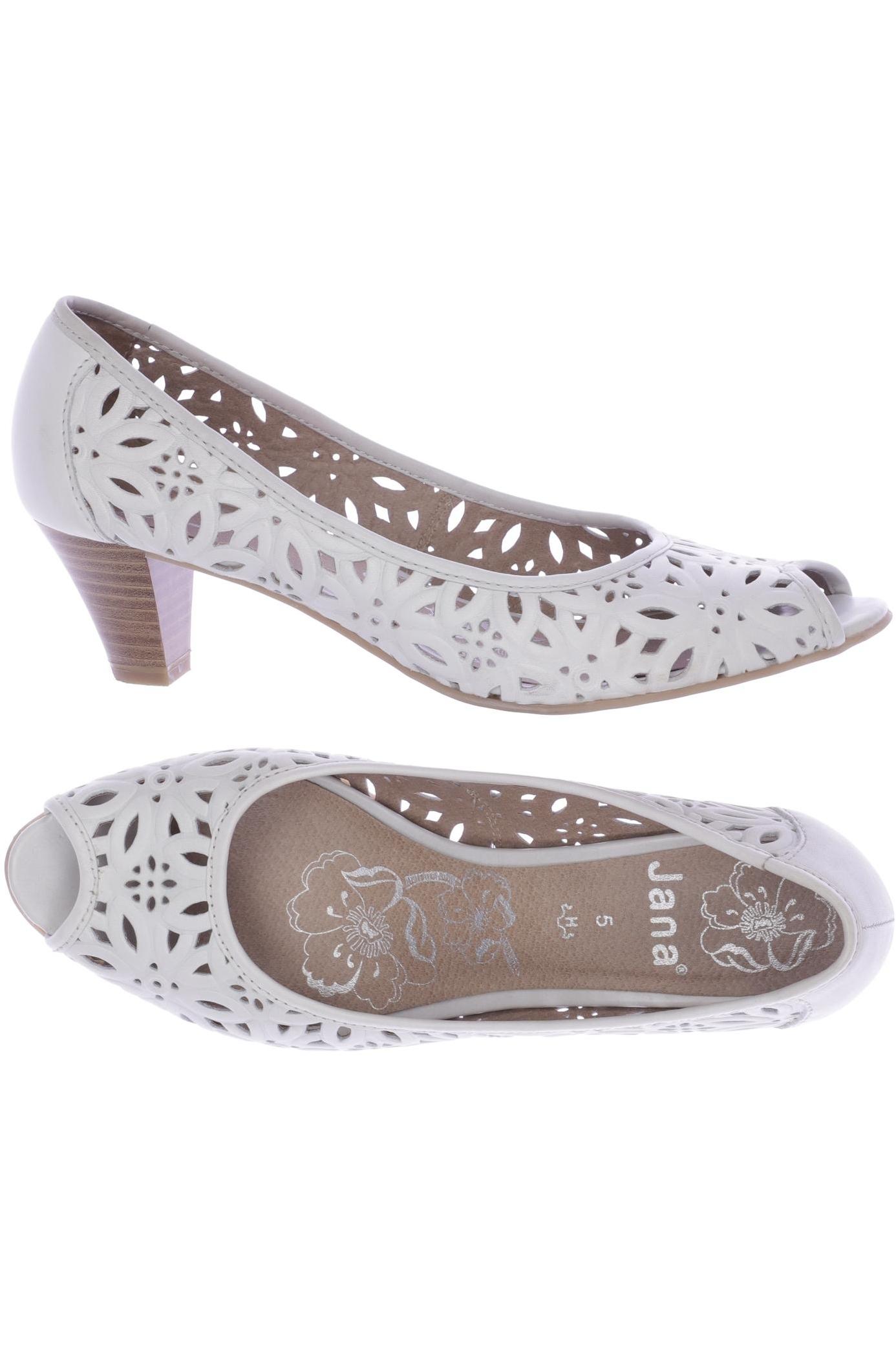 

Jana Damen Pumps, weiß, Gr. 5