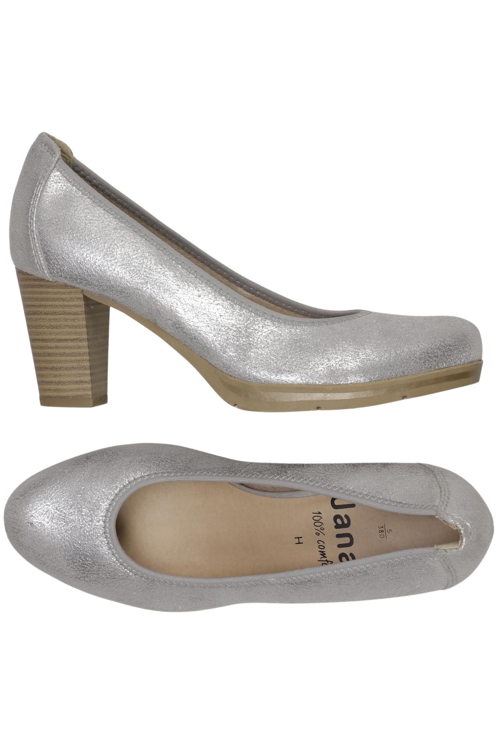 

Jana Damen Pumps, silber, Gr. 38