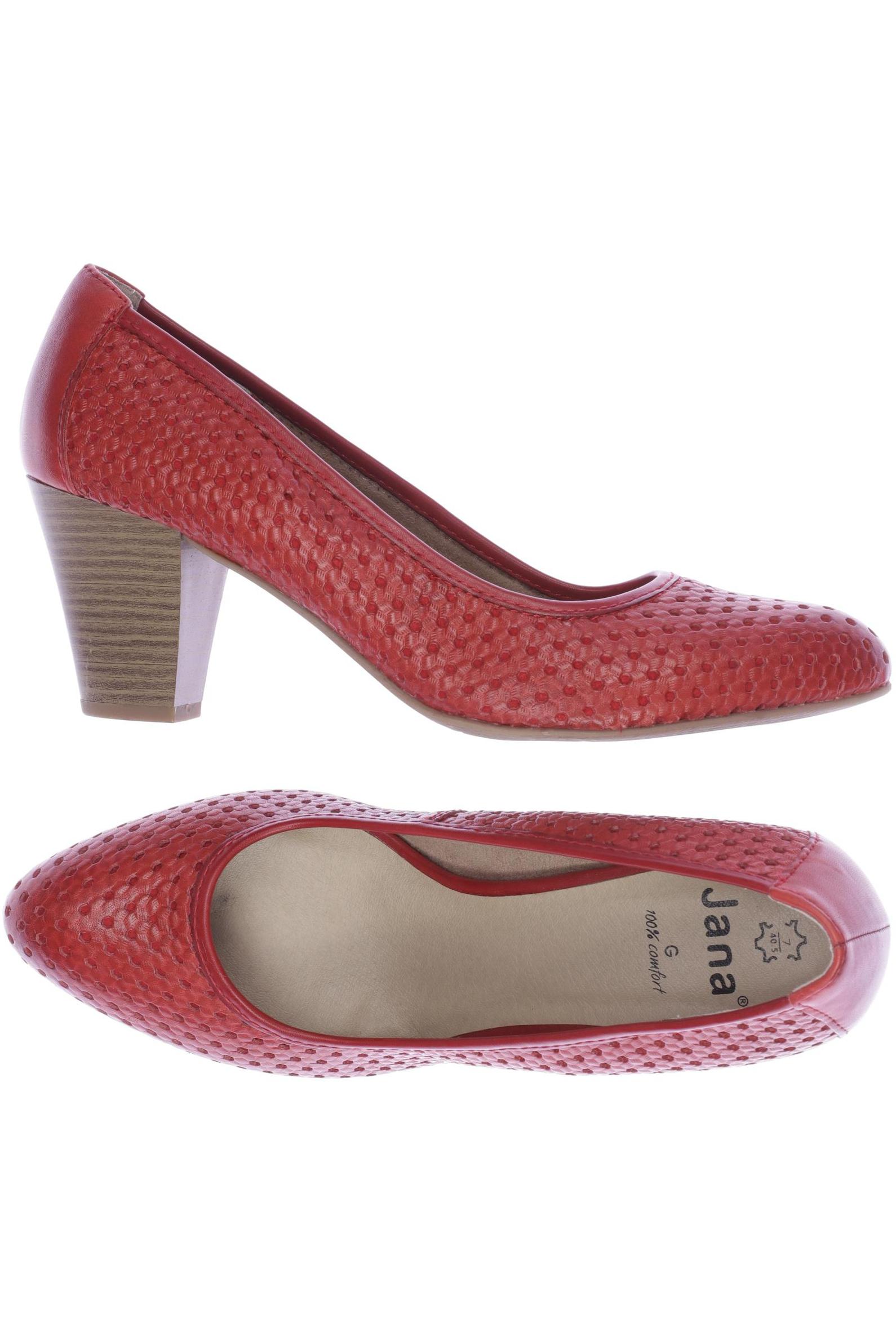 

Jana Damen Pumps, rot, Gr. 40.5