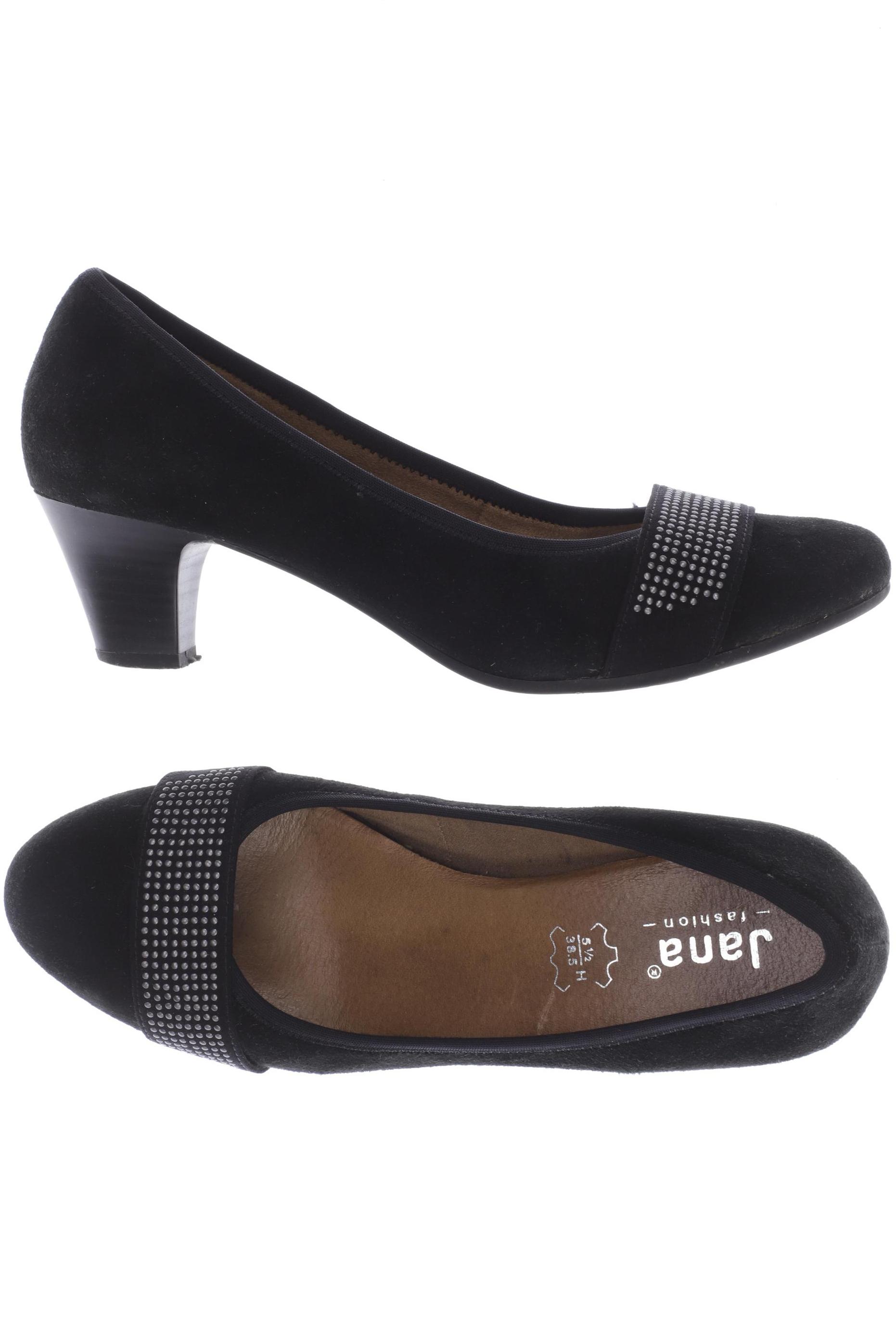 

Jana Damen Pumps, schwarz, Gr. 38.5