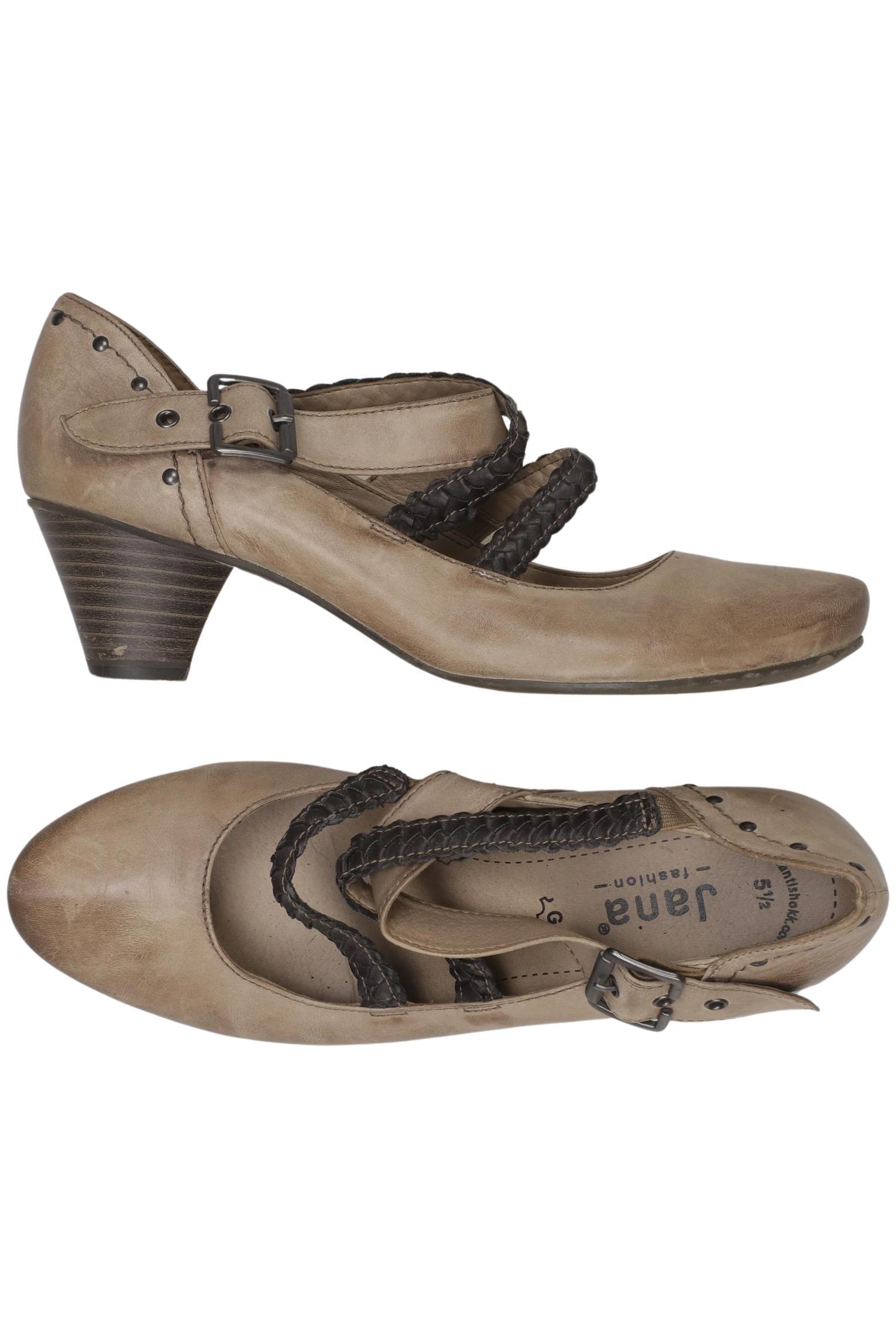 

Jana Damen Pumps, beige, Gr. 5.5