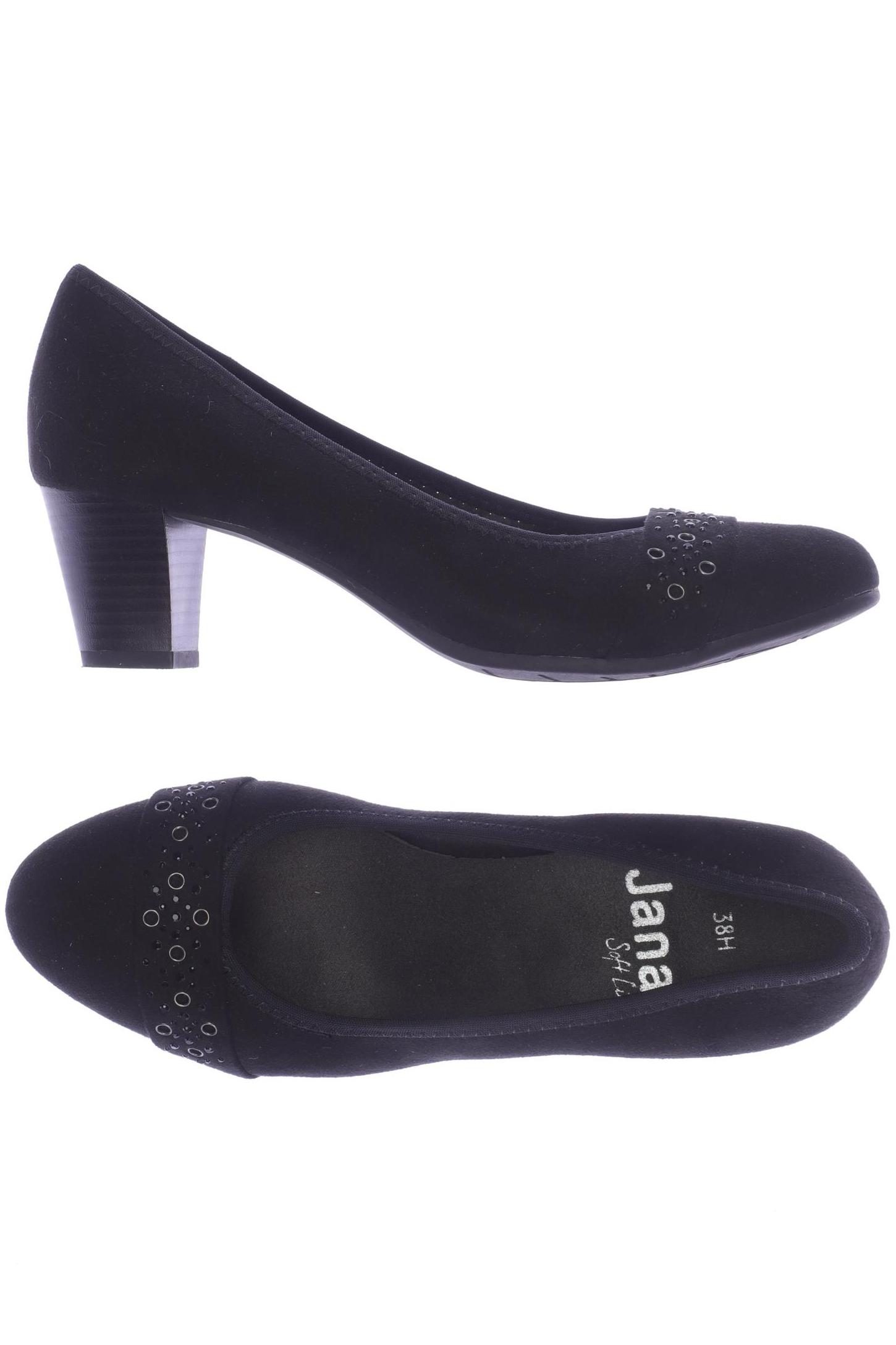 

Jana Damen Pumps, schwarz, Gr. 38