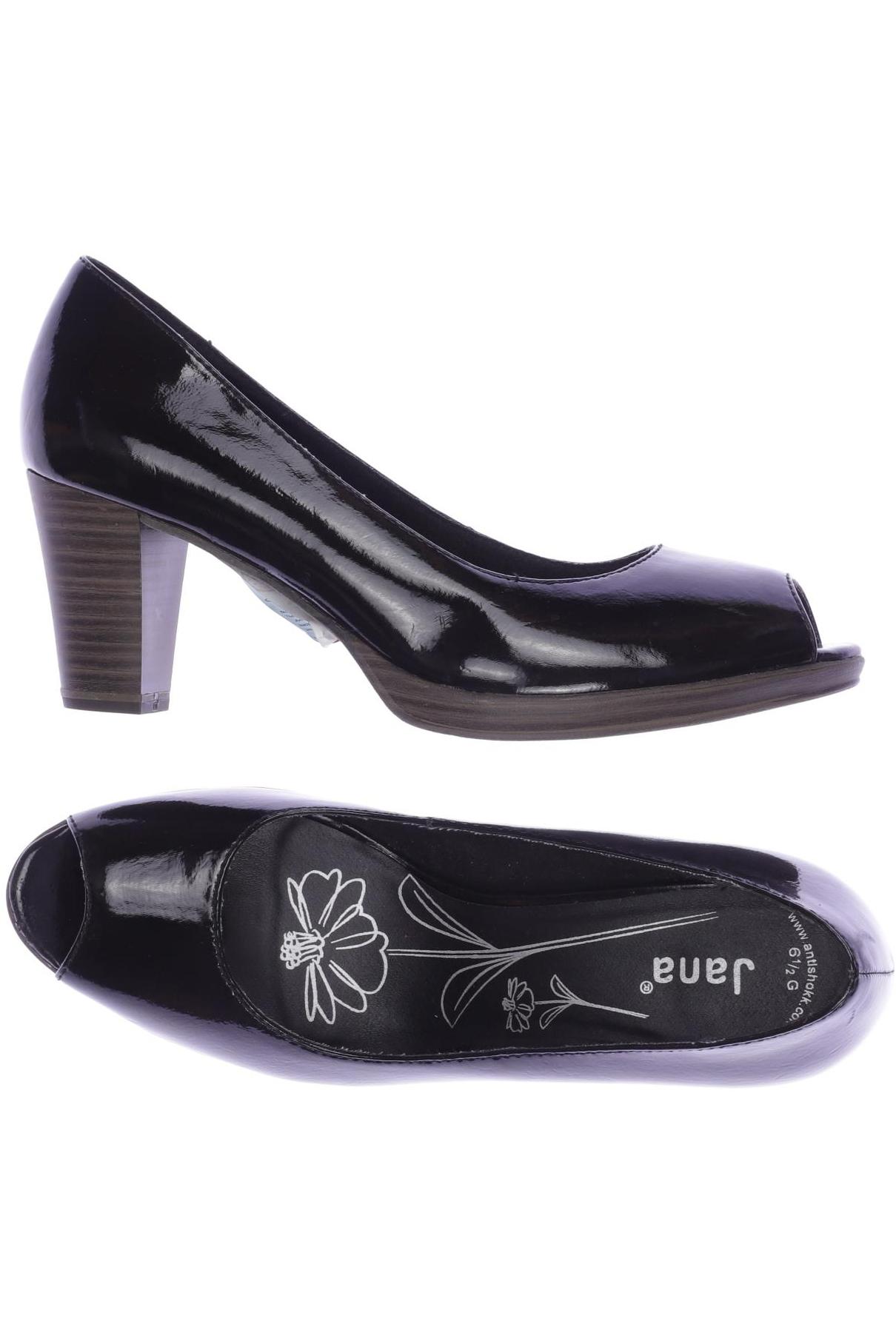 

Jana Damen Pumps, schwarz, Gr. 6.5