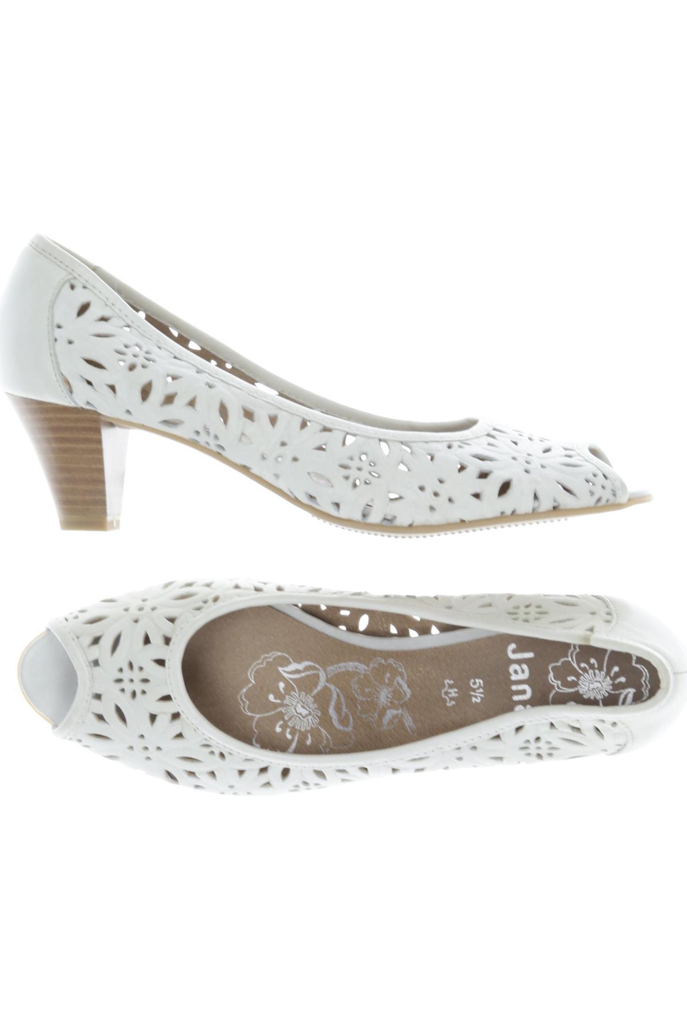 

Jana Damen Pumps, weiß, Gr. 5.5