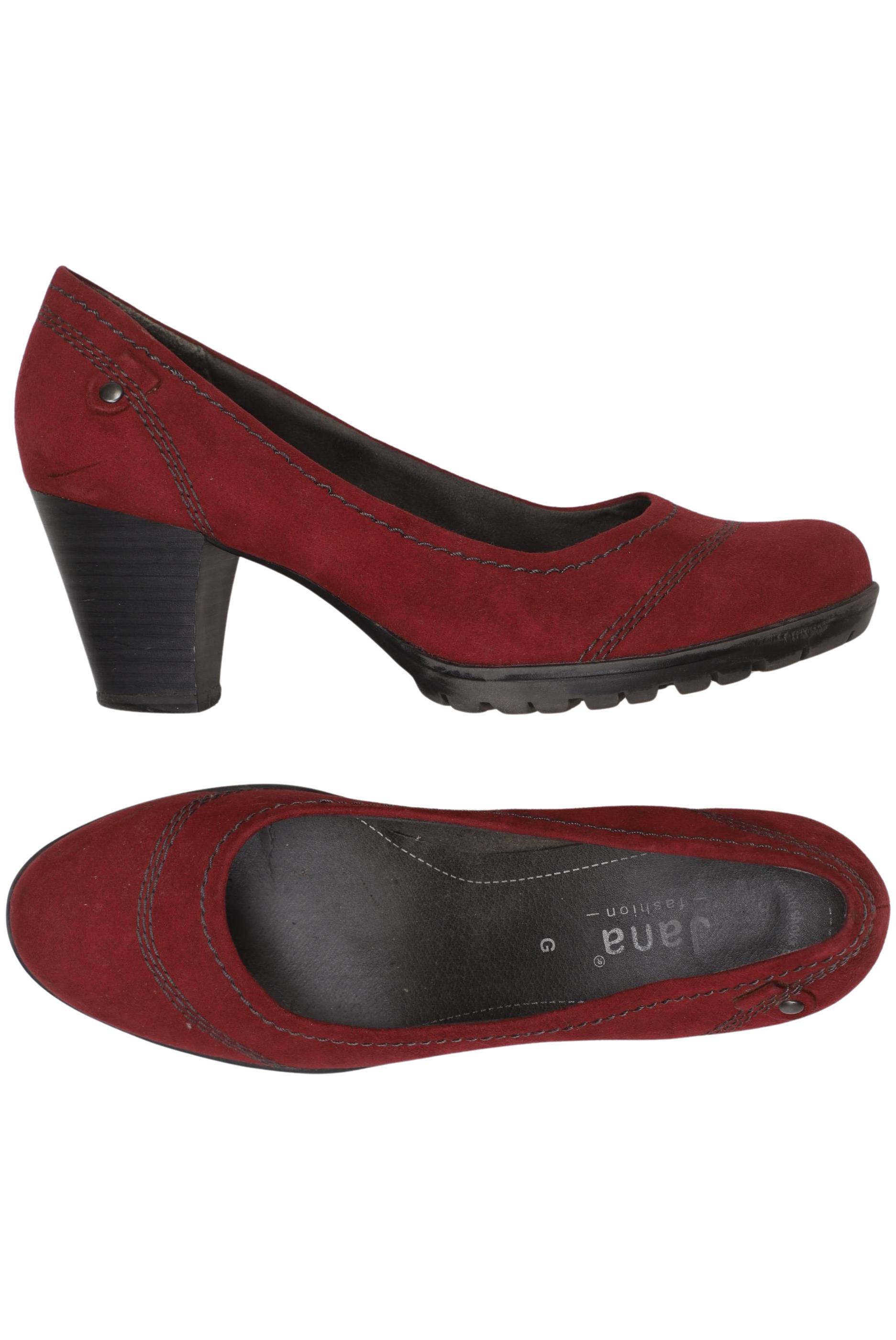 

Jana Damen Pumps, rot, Gr. 5.5