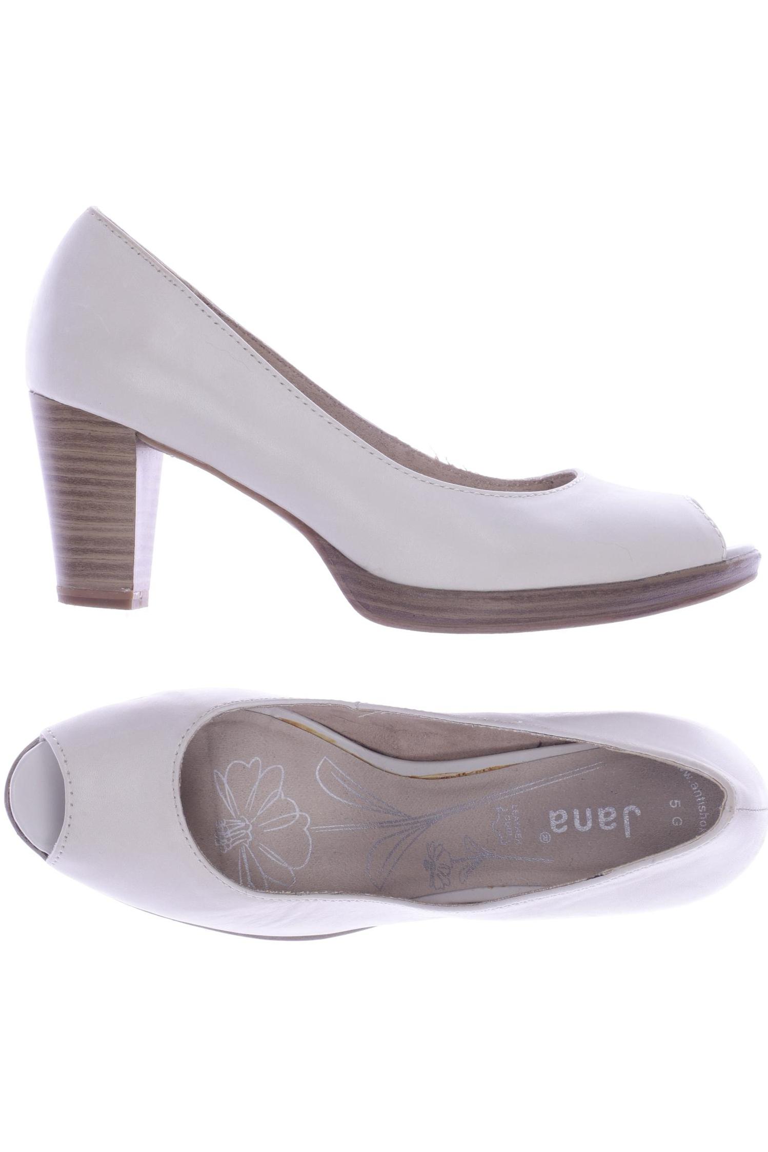 

Jana Damen Pumps, weiß, Gr. 38