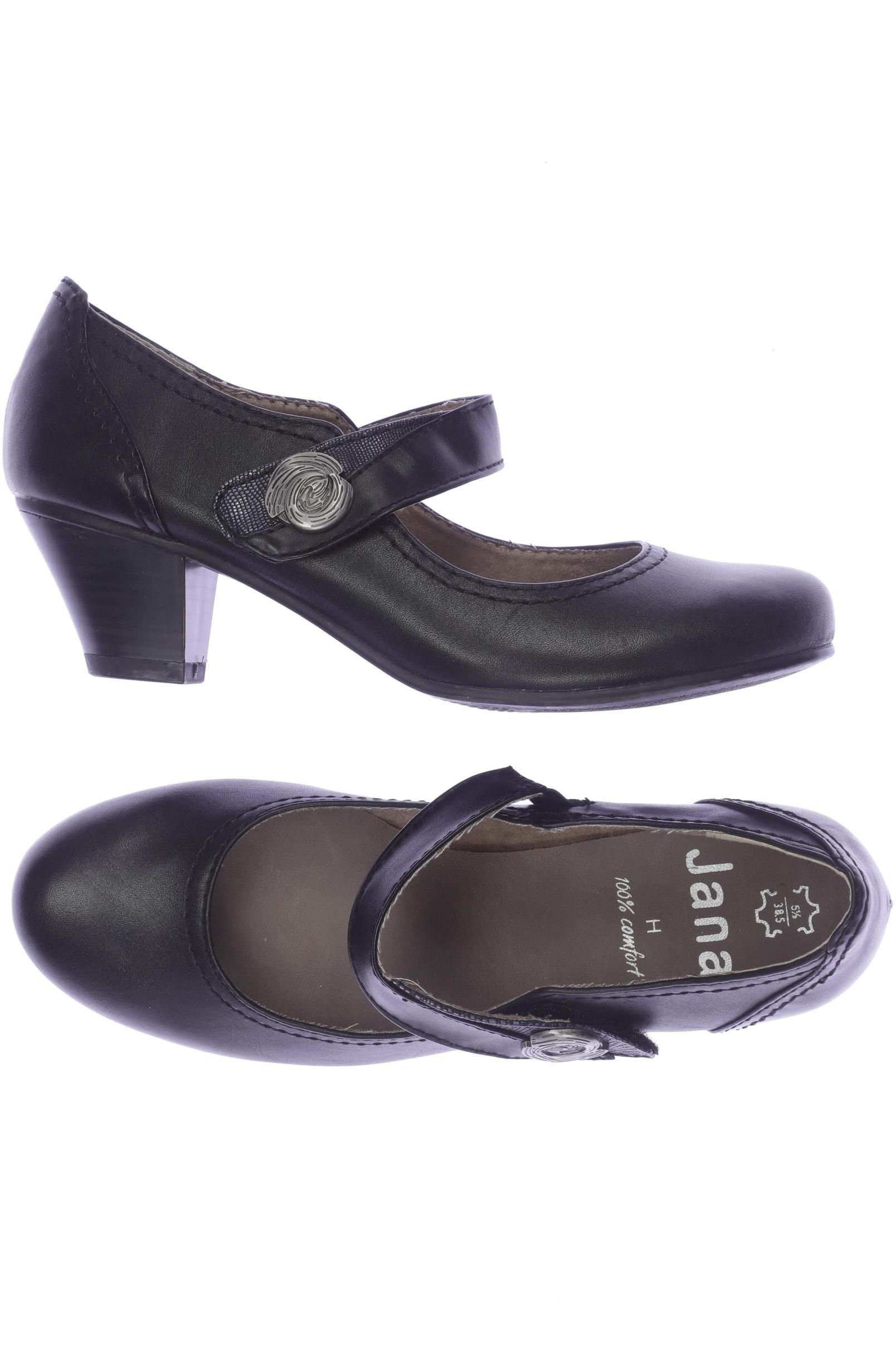 

Jana Damen Pumps, schwarz, Gr. 5.5