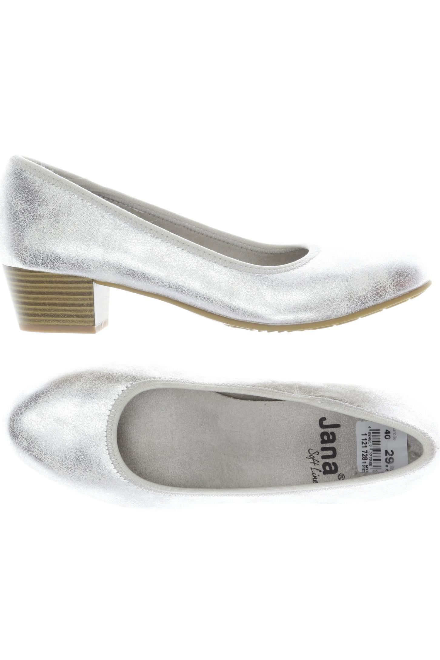 

Jana Damen Pumps, silber, Gr. 40