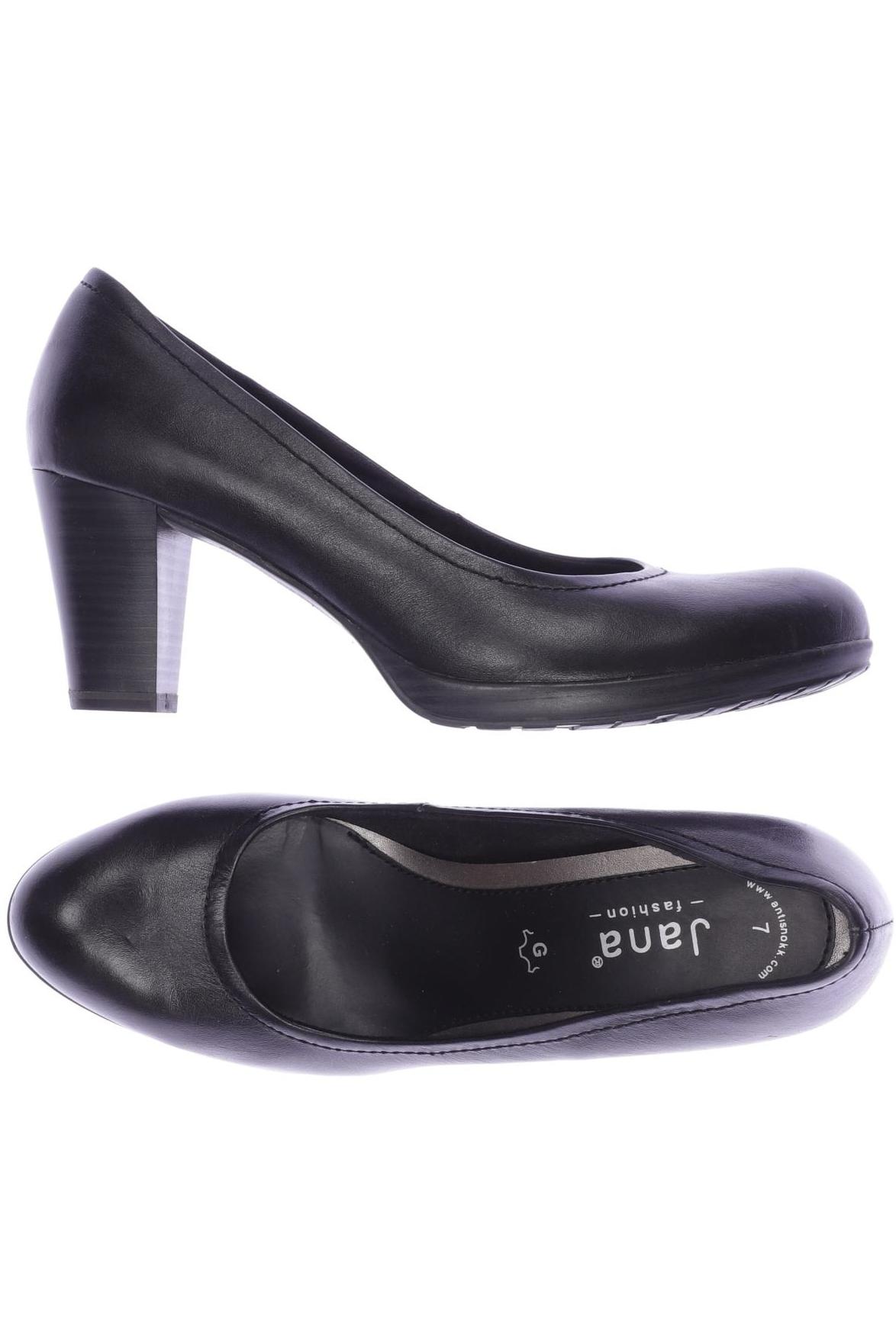 

Jana Damen Pumps, schwarz, Gr. 7