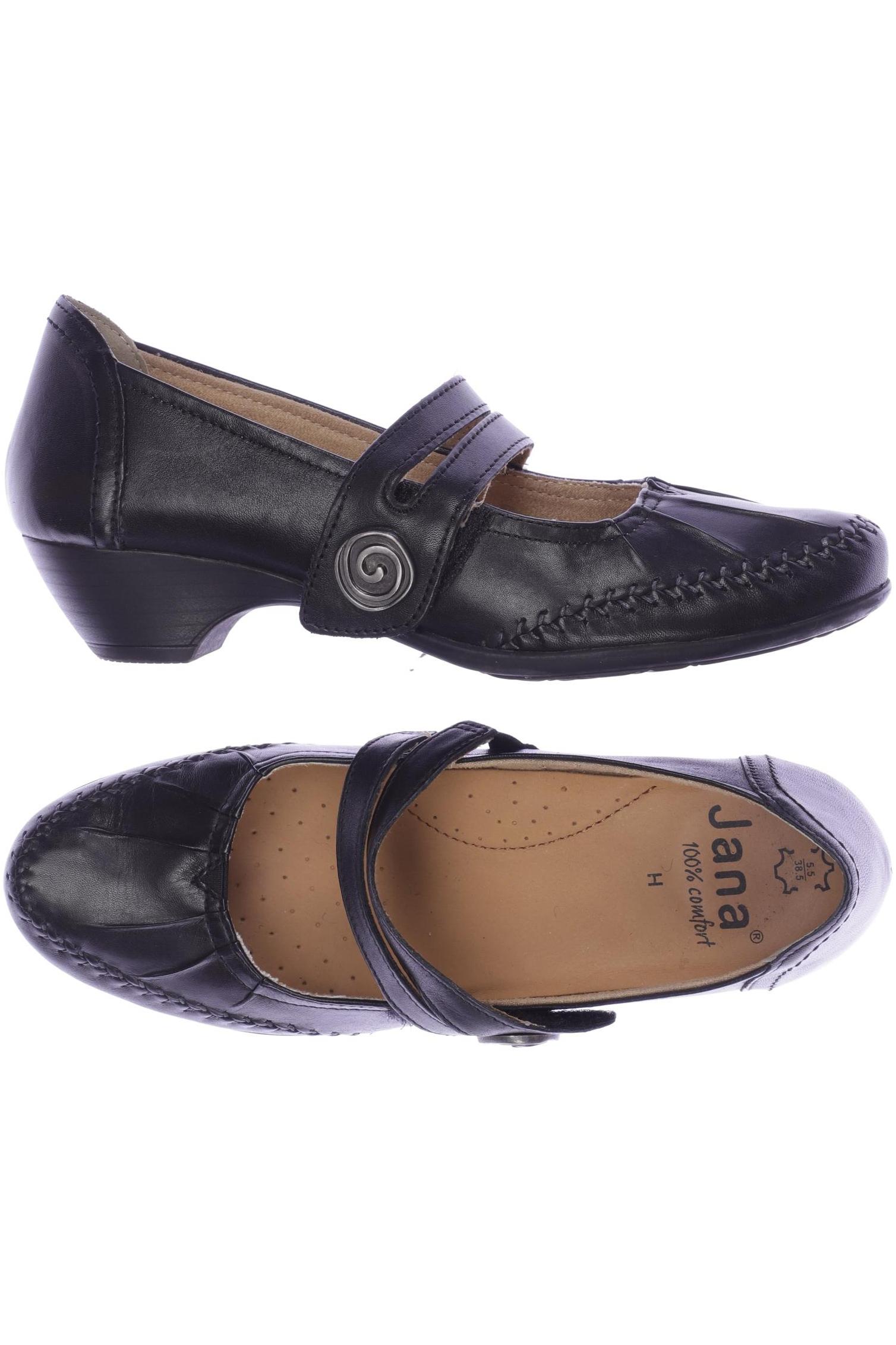 

Jana Damen Pumps, schwarz, Gr. 38.5