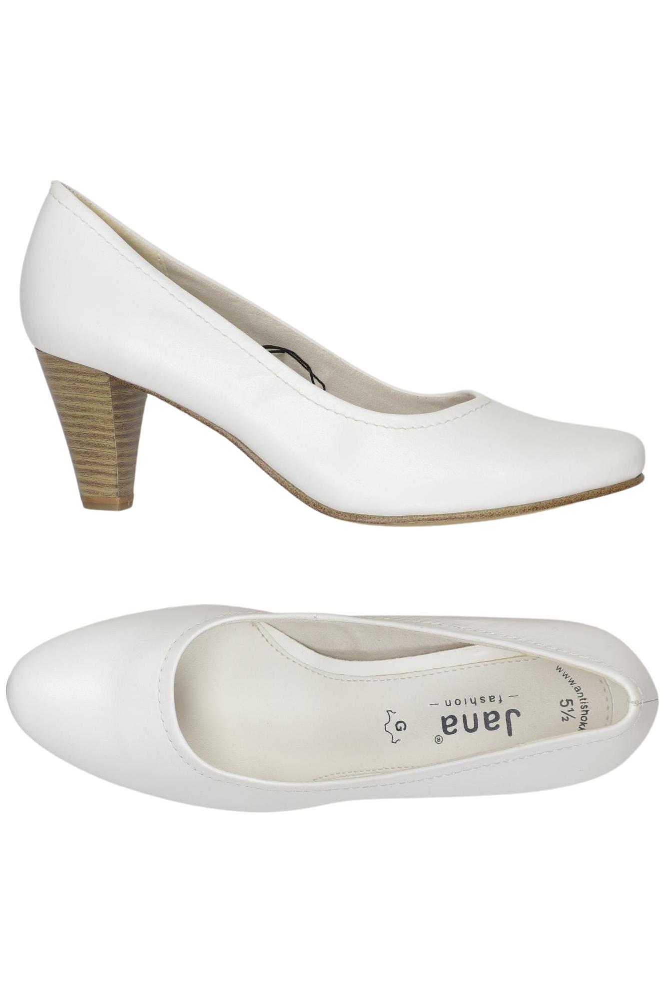 

Jana Damen Pumps, weiß, Gr. 38.5
