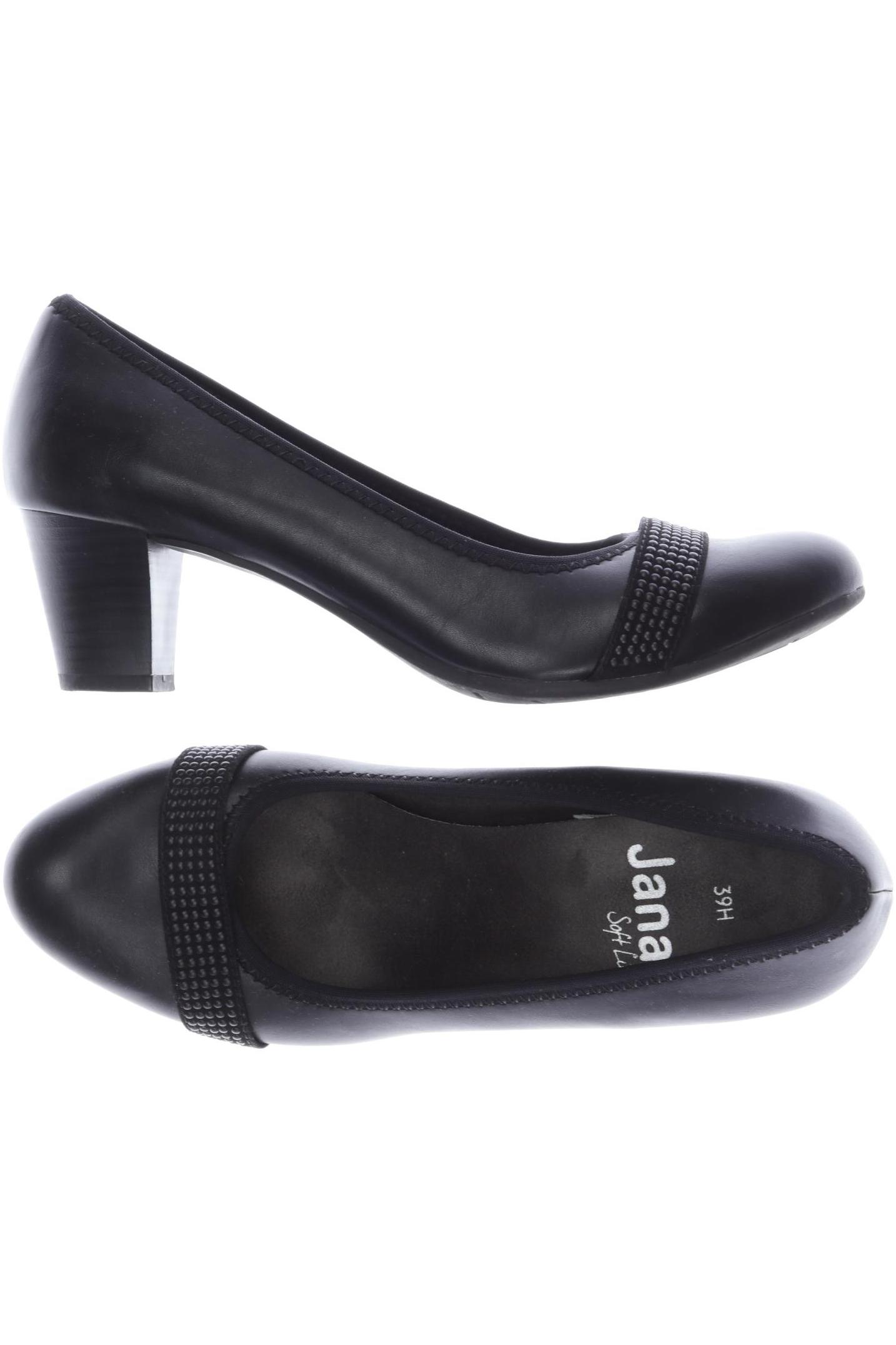

Jana Damen Pumps, schwarz, Gr. 39