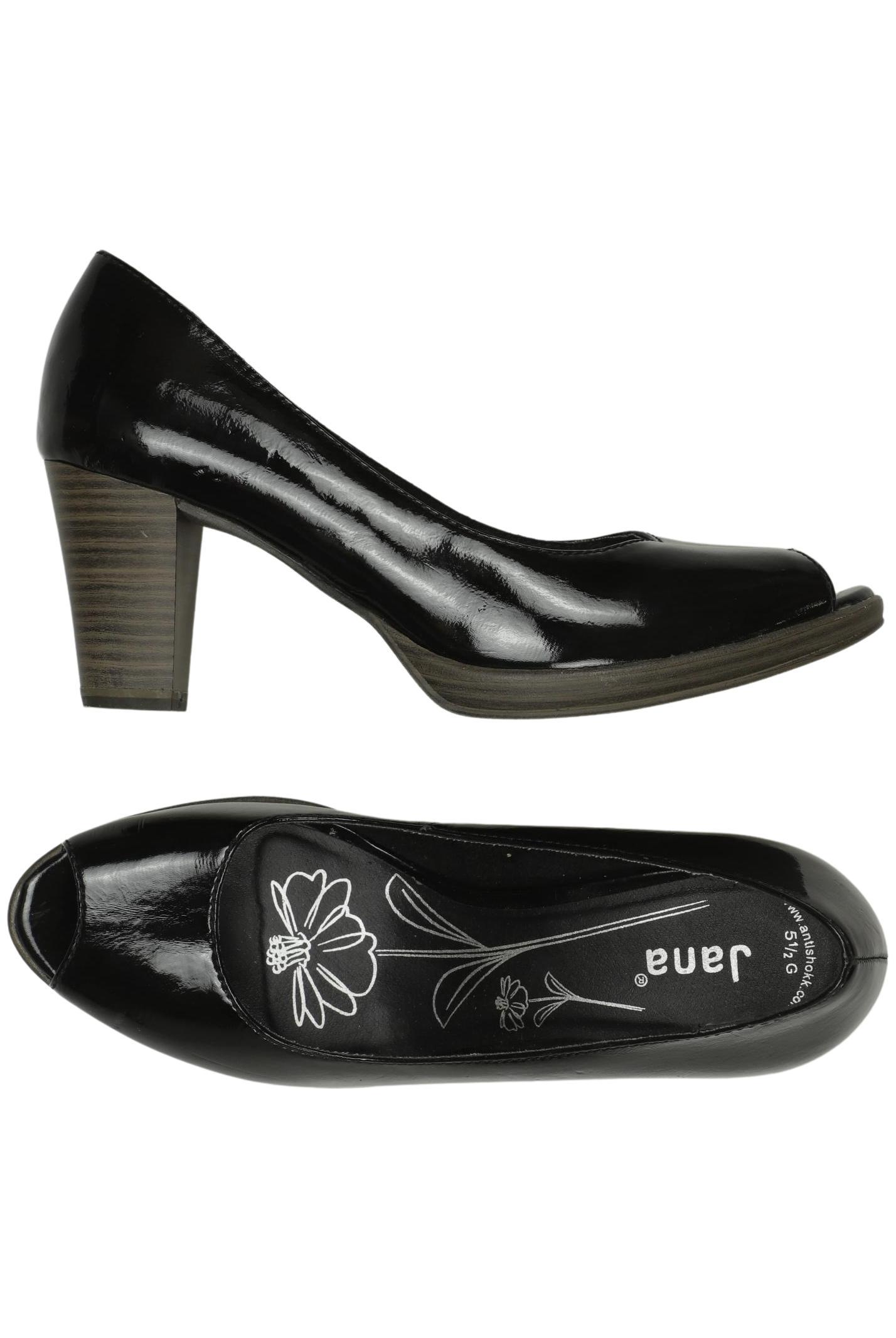 

Jana Damen Pumps, schwarz, Gr. 38.5