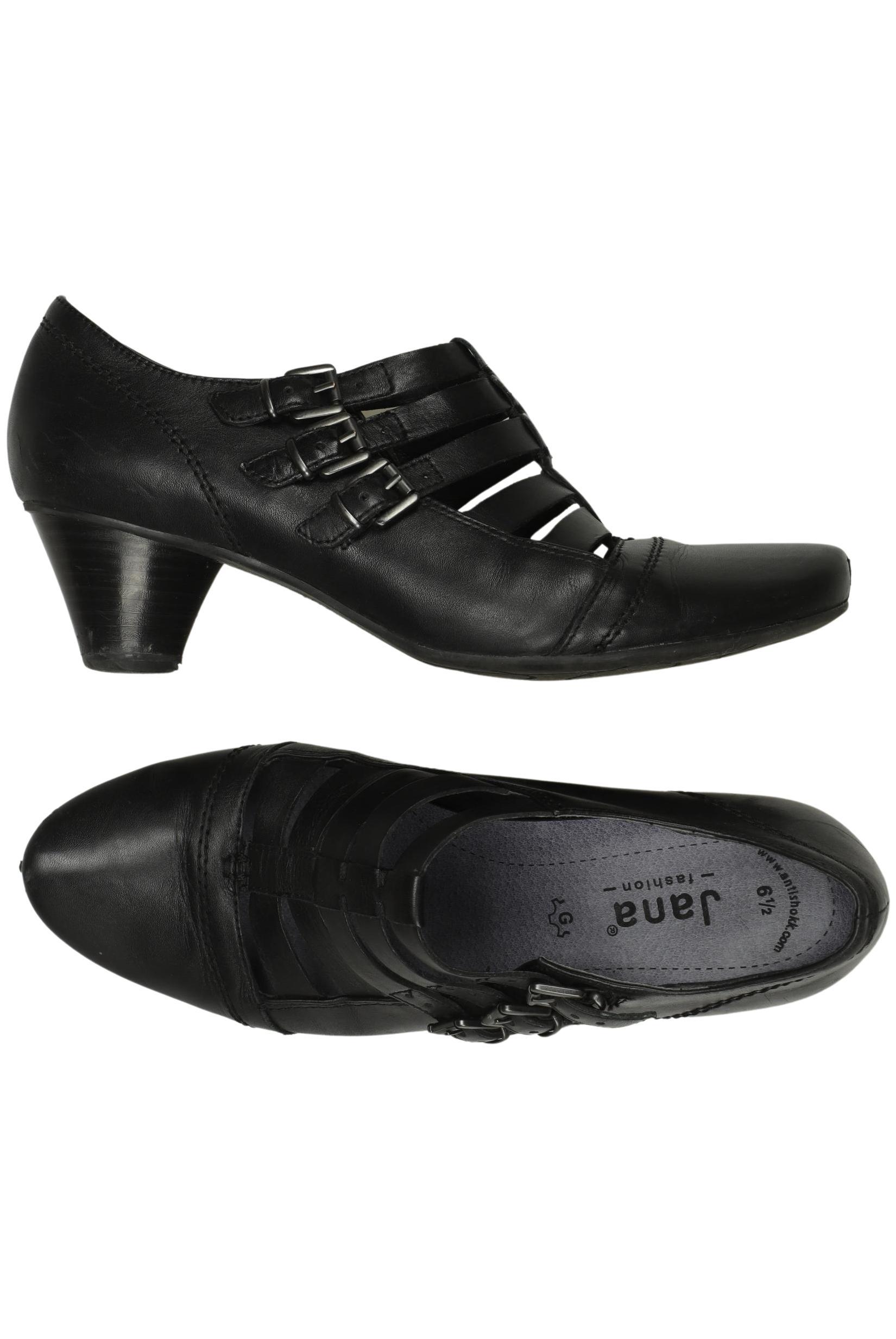 

Jana Damen Pumps, schwarz, Gr. 6.5