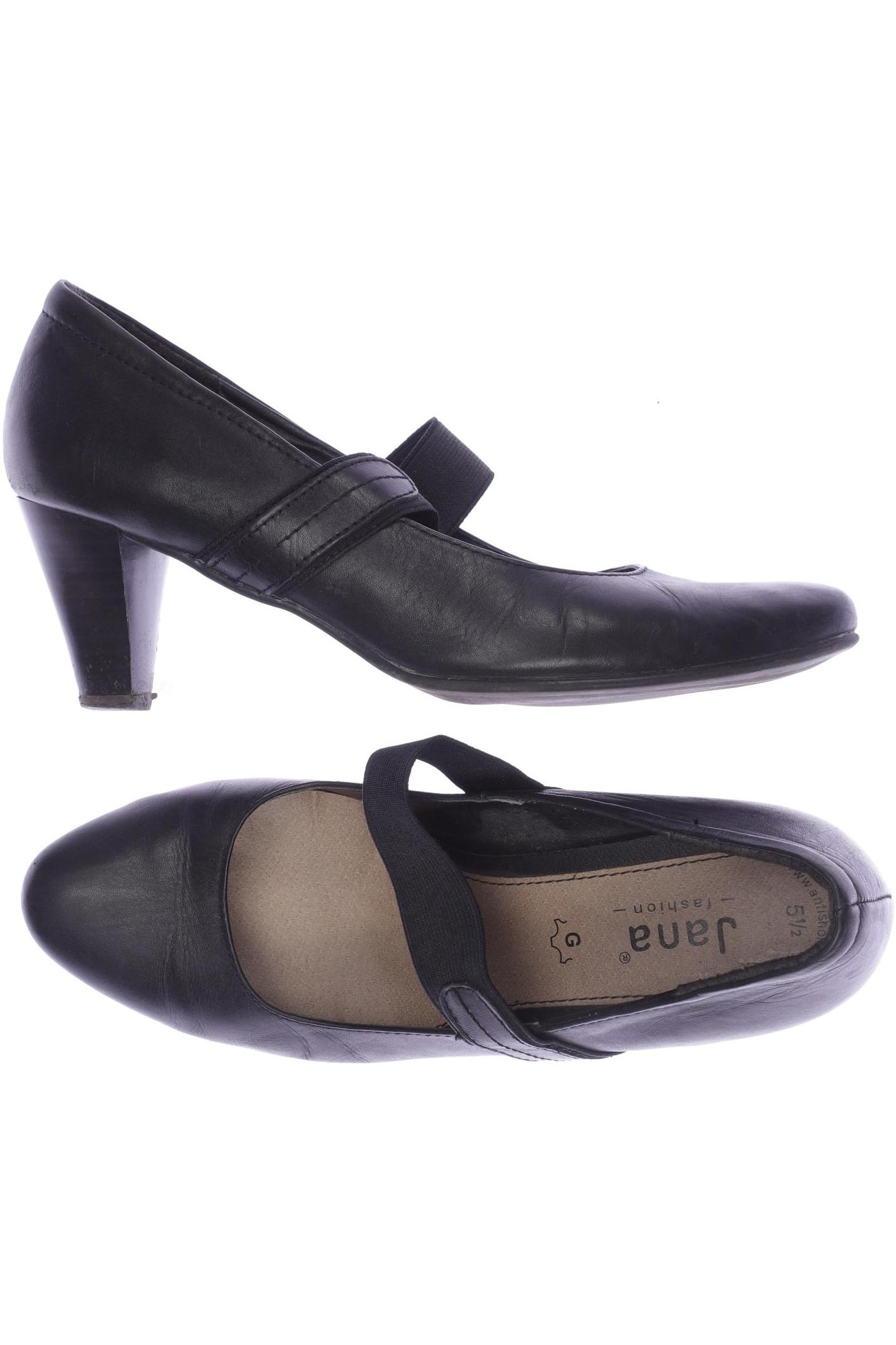 

Jana Damen Pumps, schwarz, Gr. 5.5
