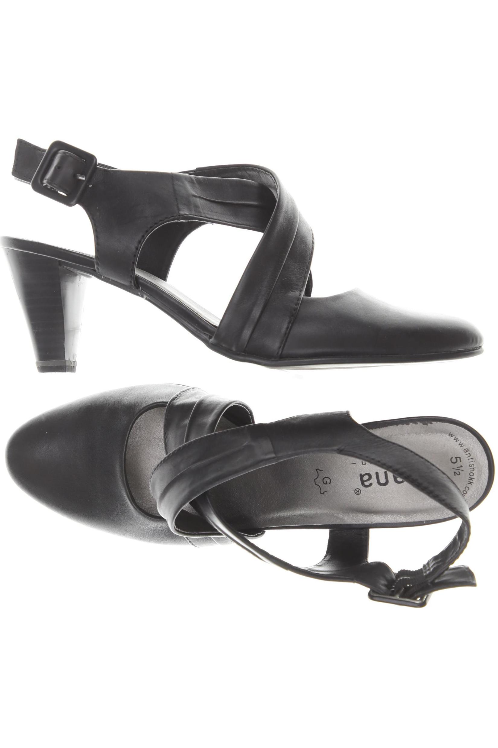 

Jana Damen Sandale, schwarz, Gr. 5.5