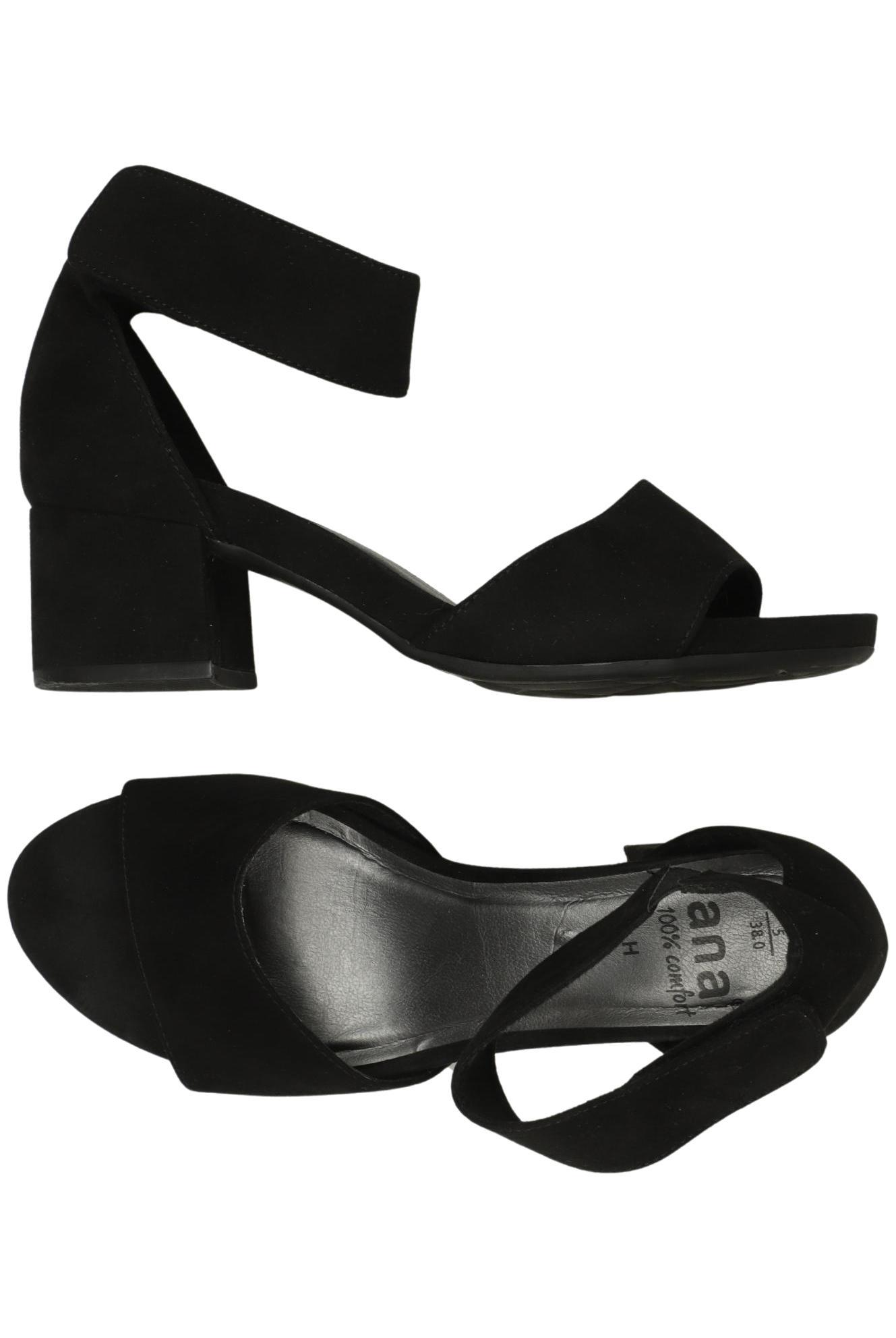 

Jana Damen Sandale, schwarz, Gr. 38