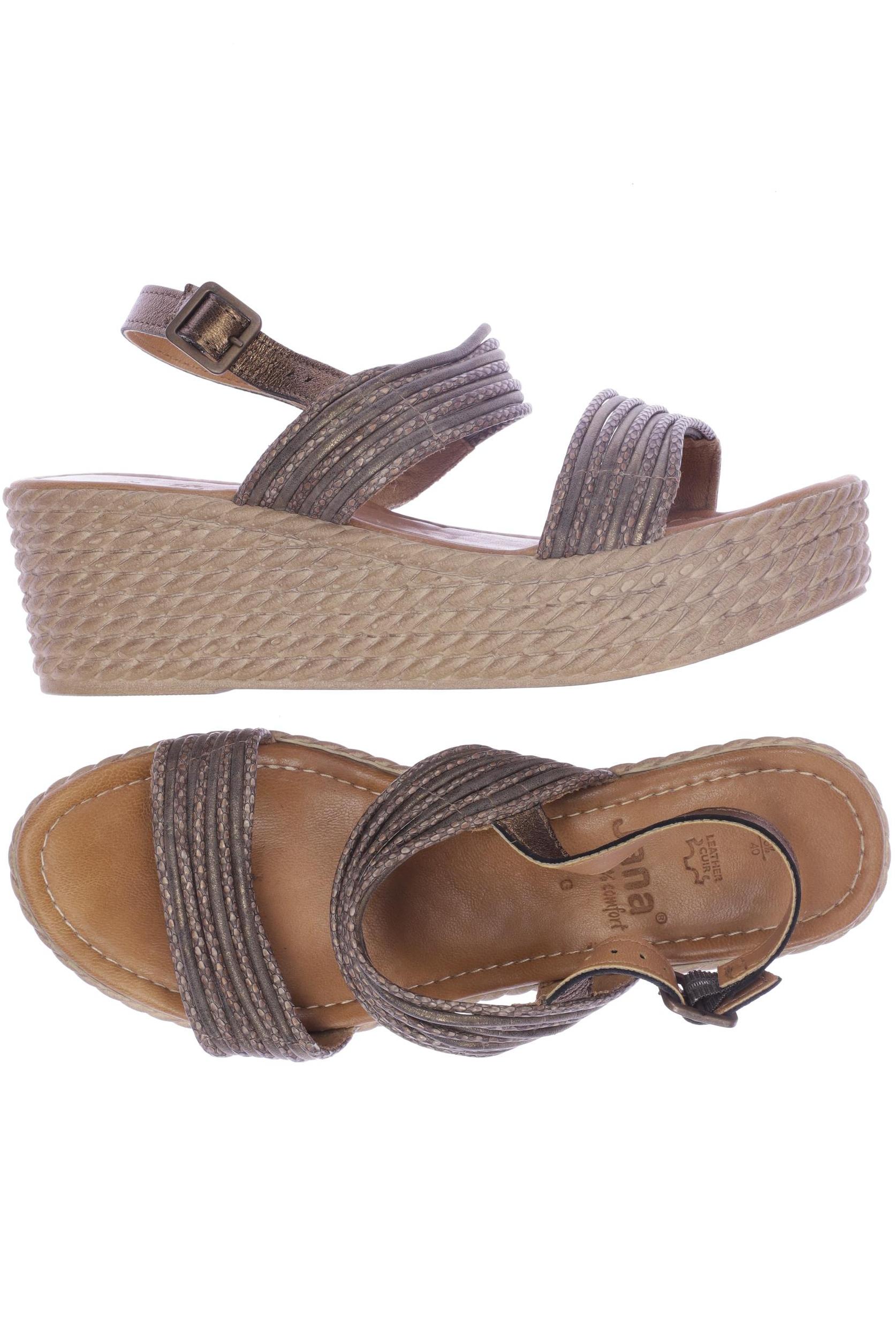 

Jana Damen Sandale, braun, Gr. 40