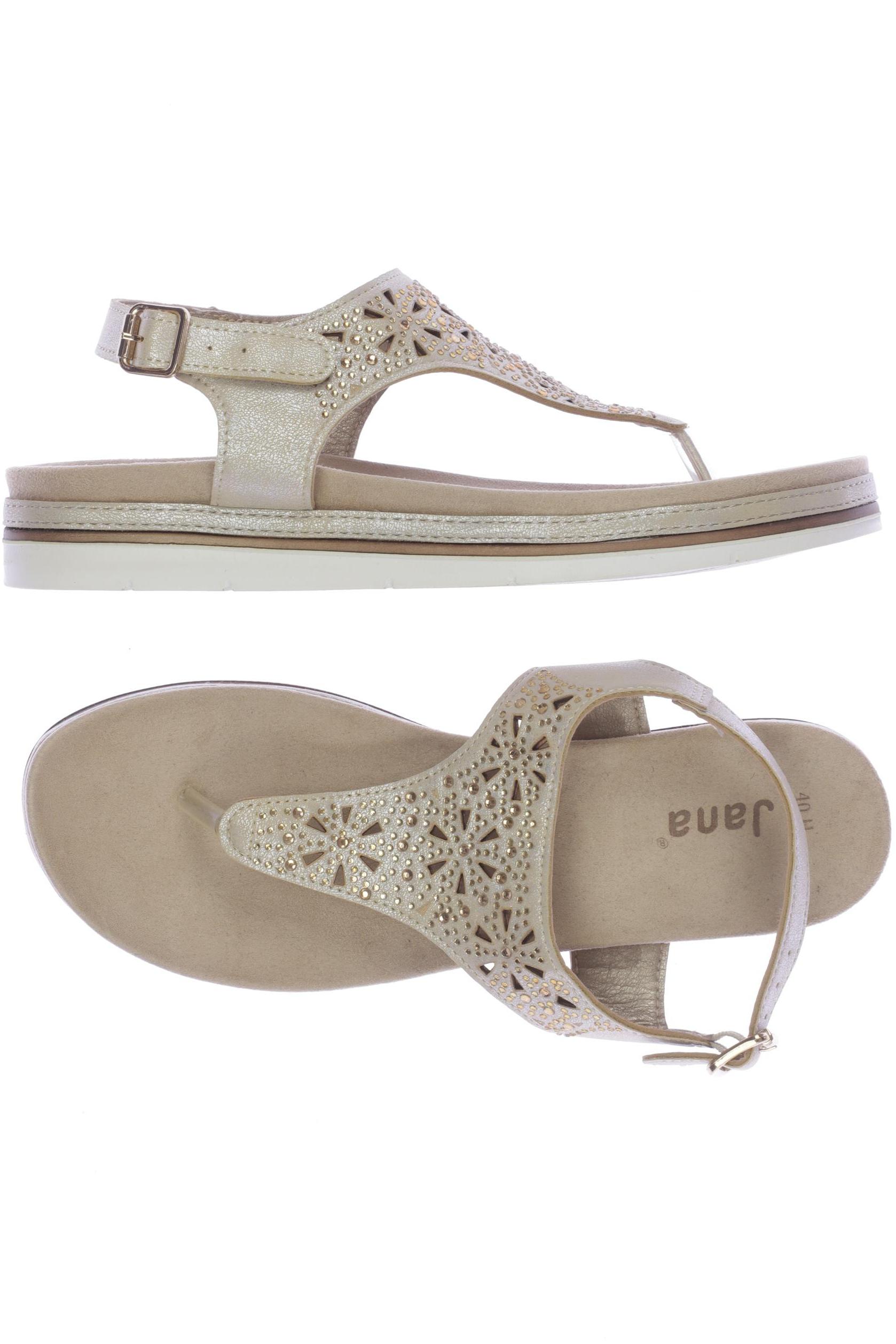 

Jana Damen Sandale, beige, Gr. 40