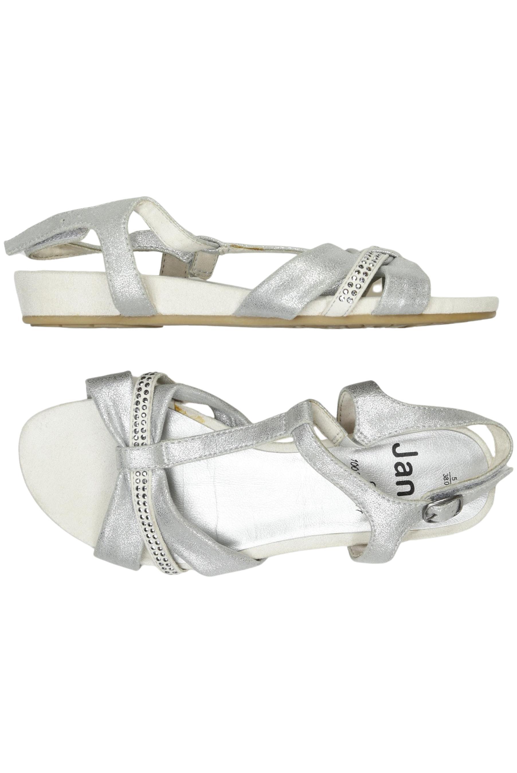 

Jana Damen Sandale, silber, Gr. 38