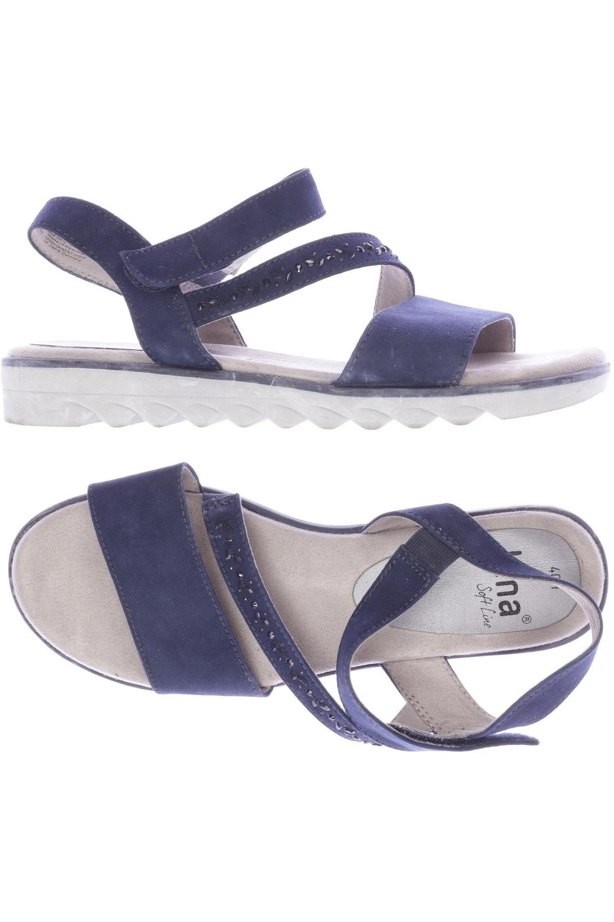 

Jana Damen Sandale, marineblau, Gr. 40