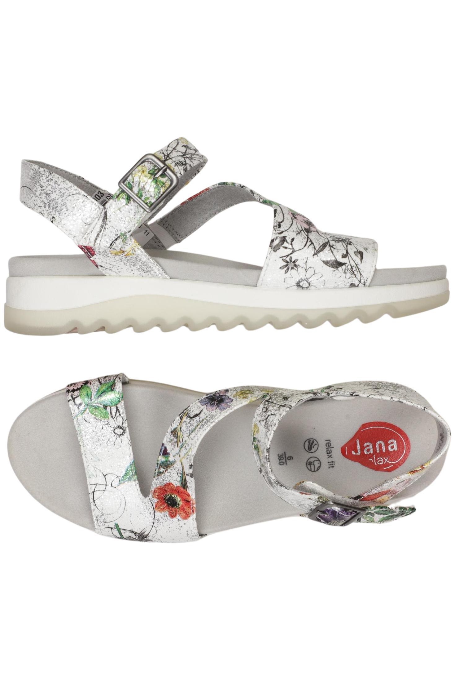 

Jana Damen Sandale, silber, Gr. 39