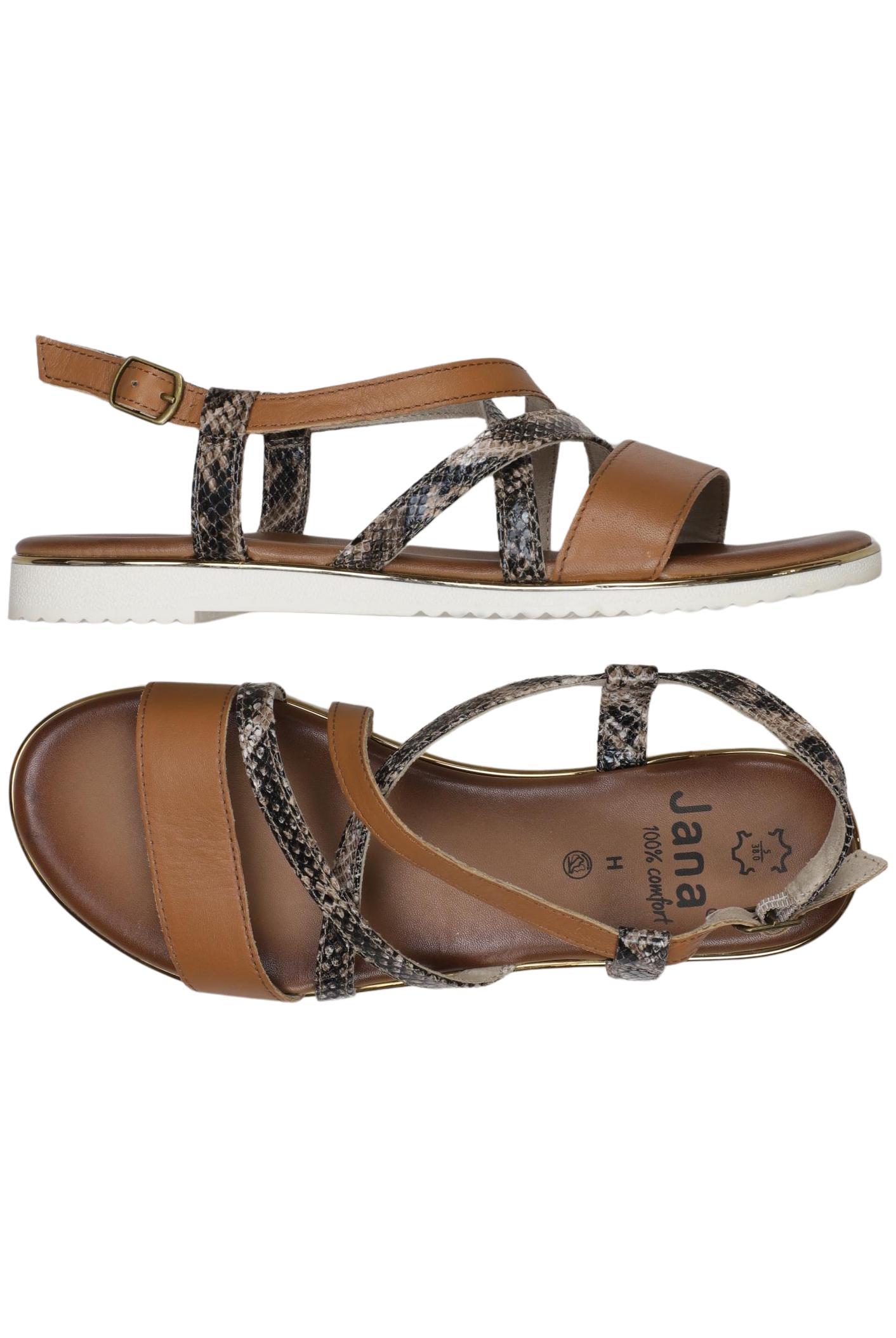 

Jana Damen Sandale, braun, Gr. 38